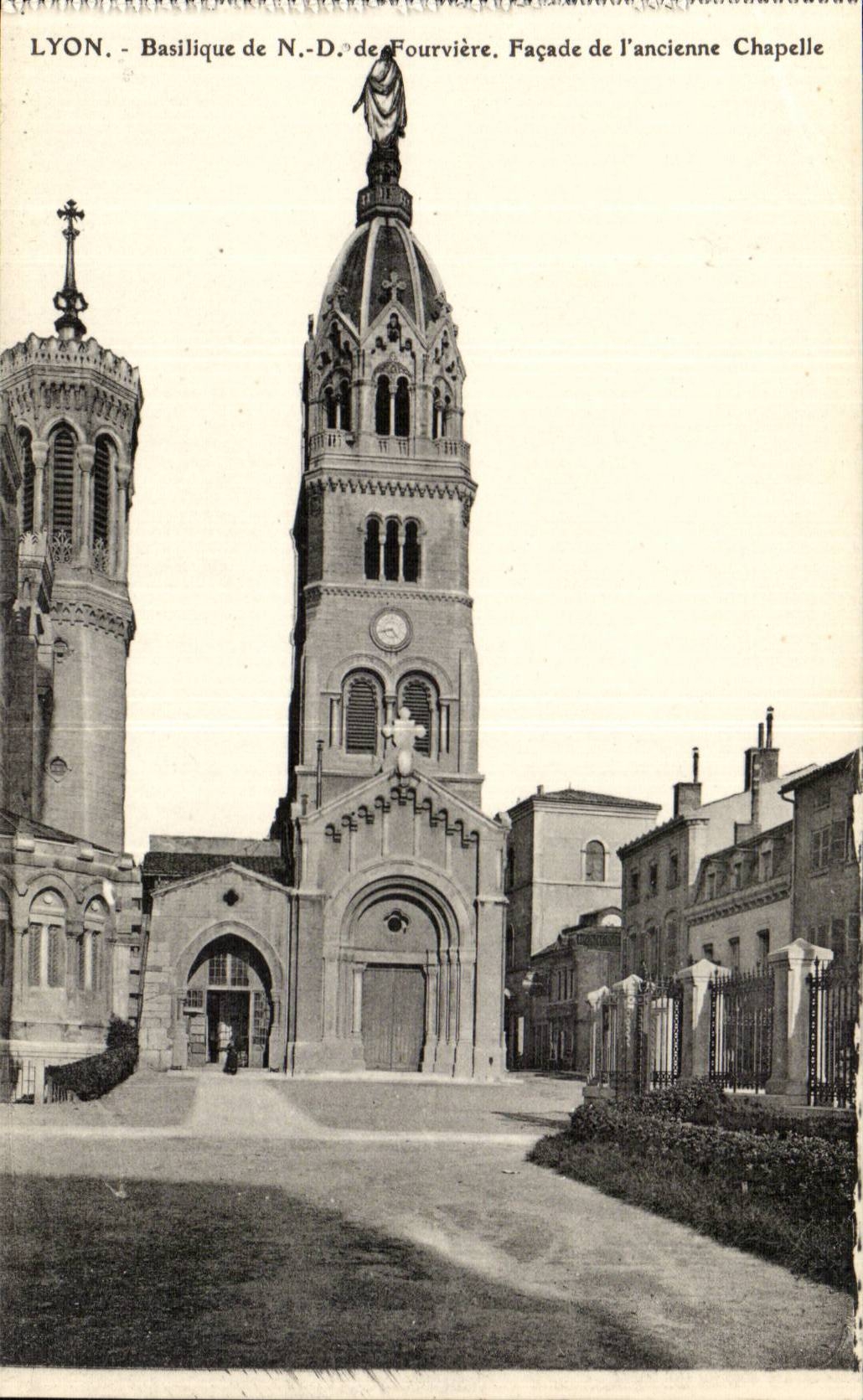 Lyon CPA Basilica of ND of fourviere Frontage of the old vault