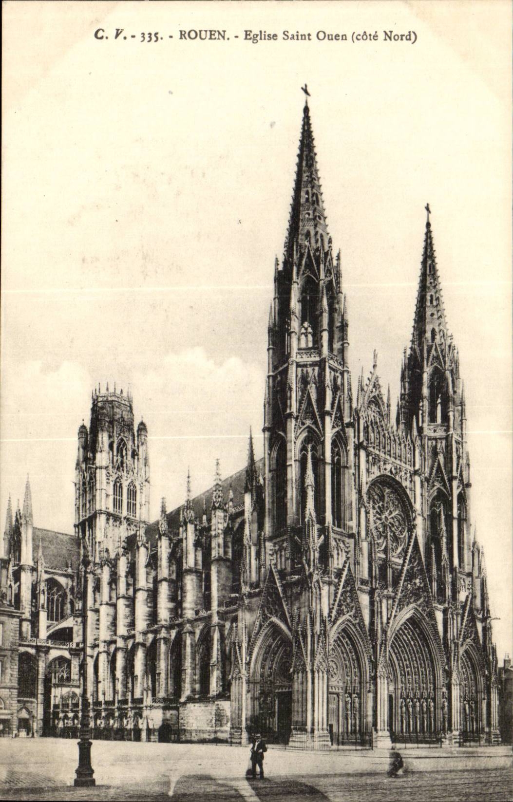 Rouen CPA Church Saint ouen (northern dimension)