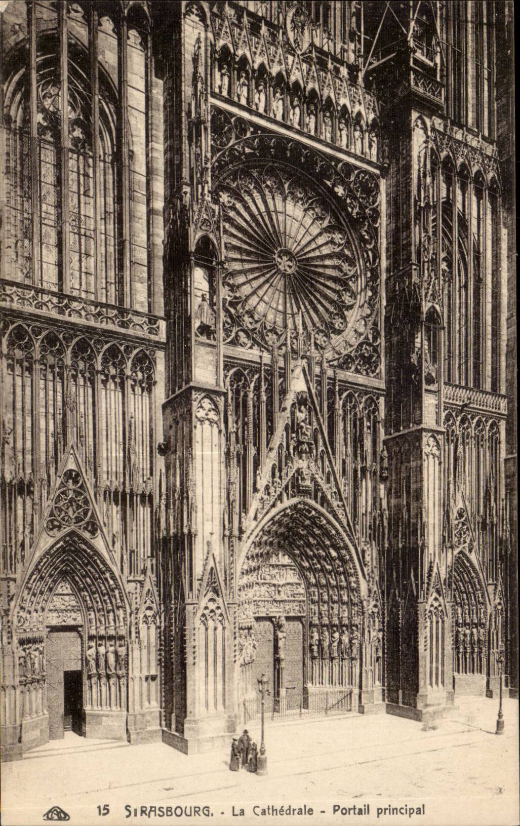 Strasbourg CPA the cathedral principal Gate