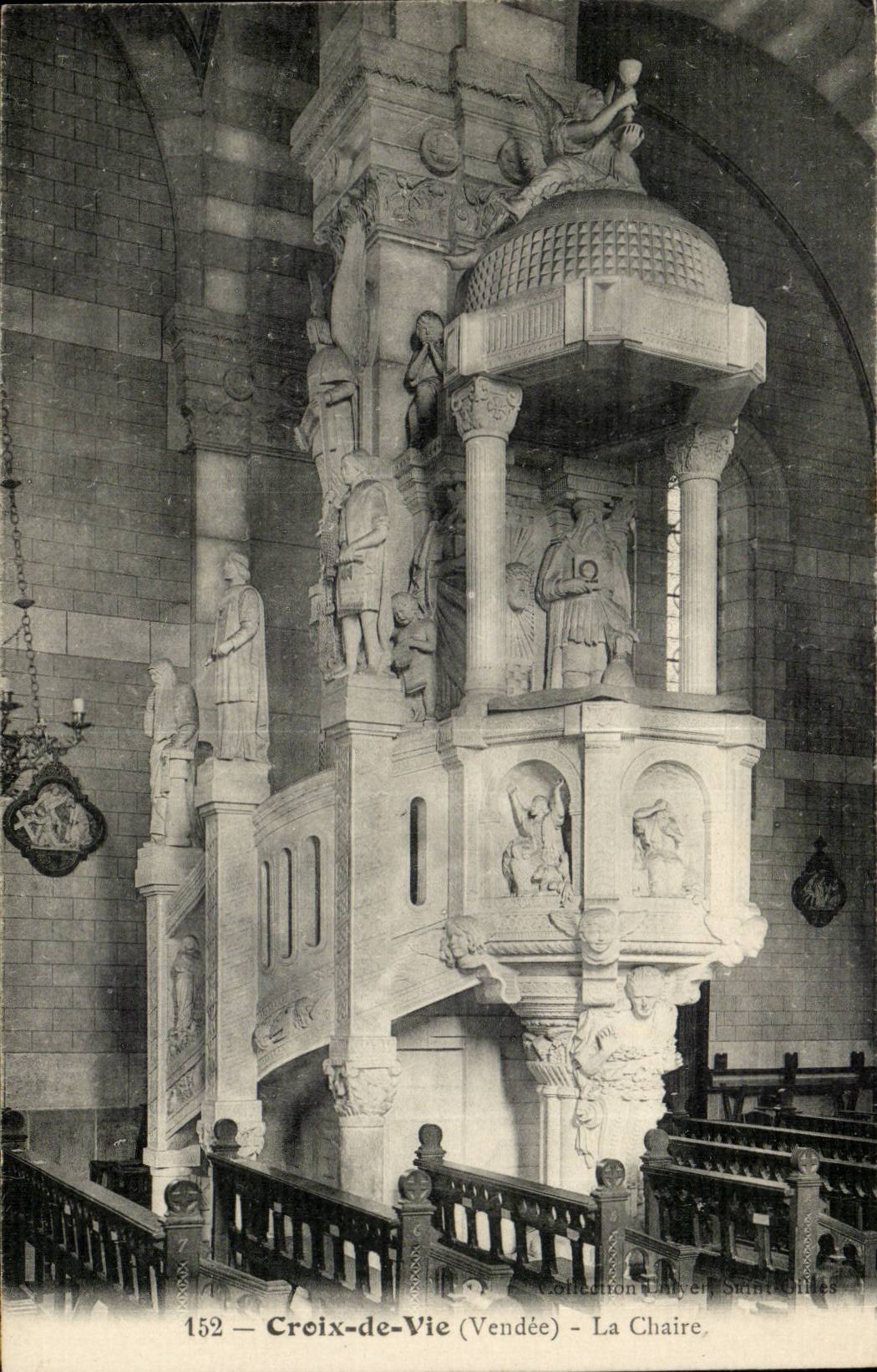 Croix de Vie CPA die Kanzel