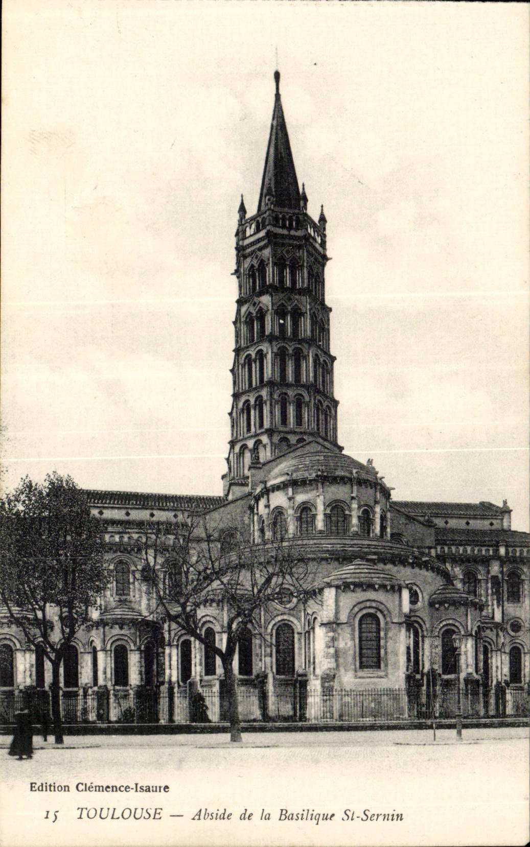 Toulouse CPA Abside de la basilique St SErnin