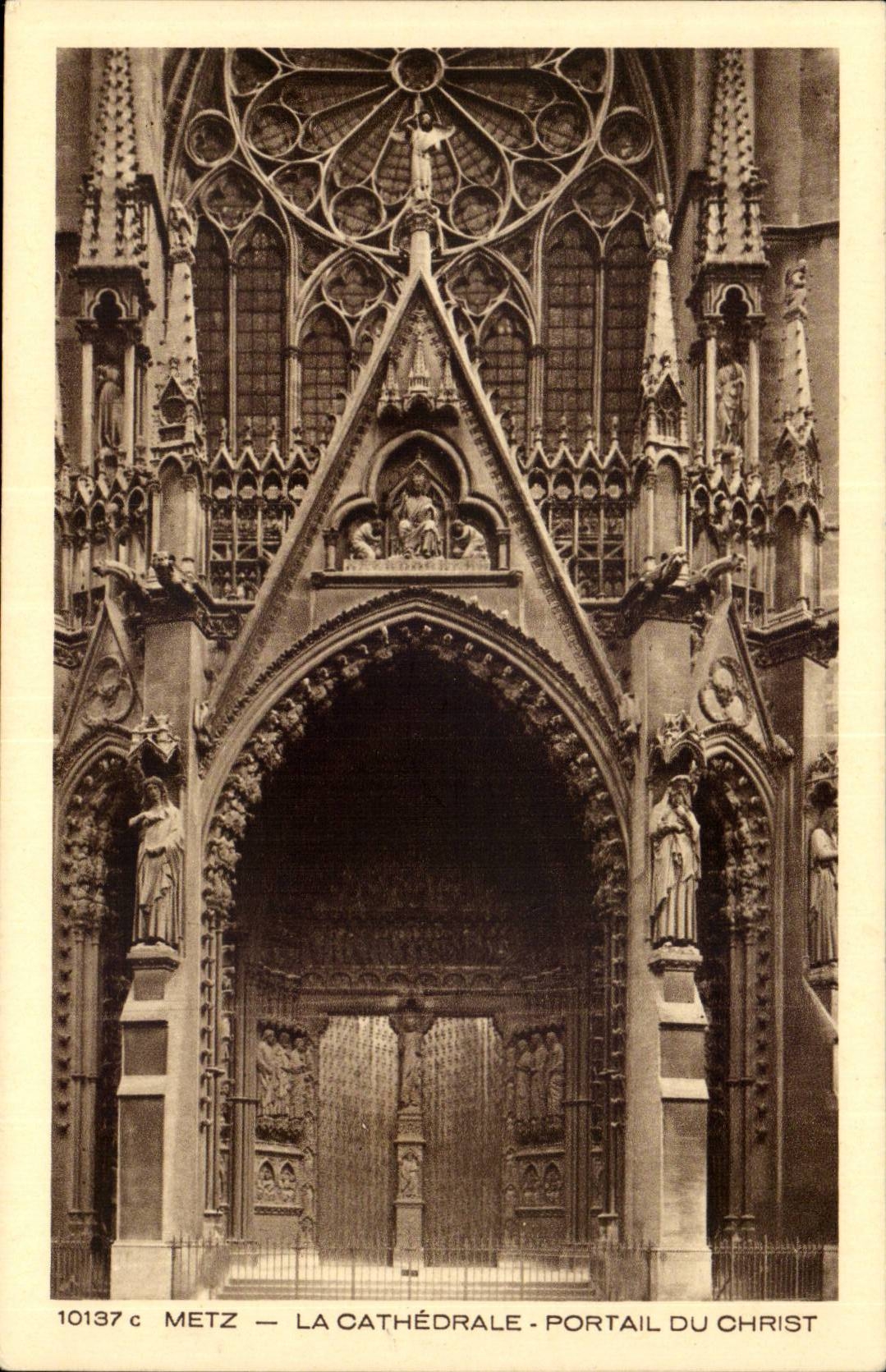 Metz CPA das Kathedrale Gatter von Christ