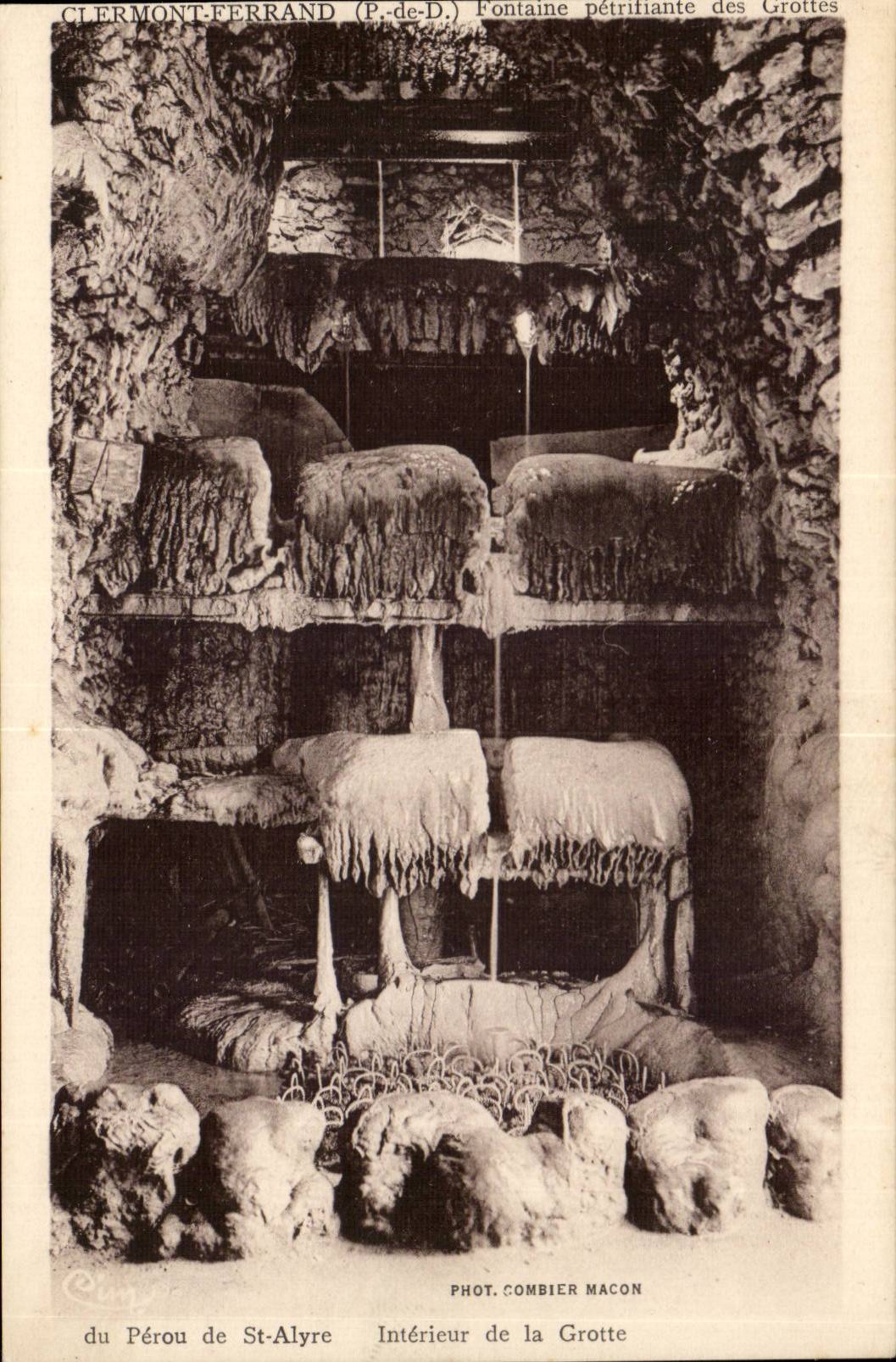 Versteinernder Brunnen Clermont-ferrandCPA der Hohlen von Peru von Str InnenAlyre von der Hohle