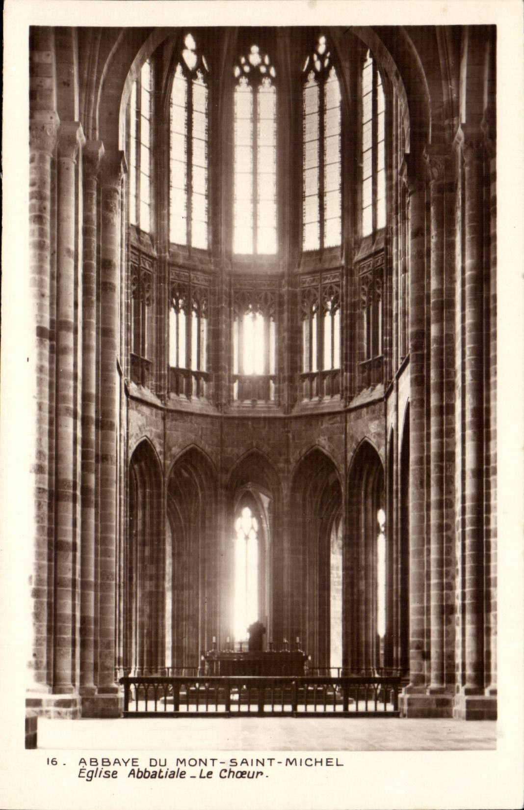 CPA Abbey of Mont Saint Michel the Abbey church chorus