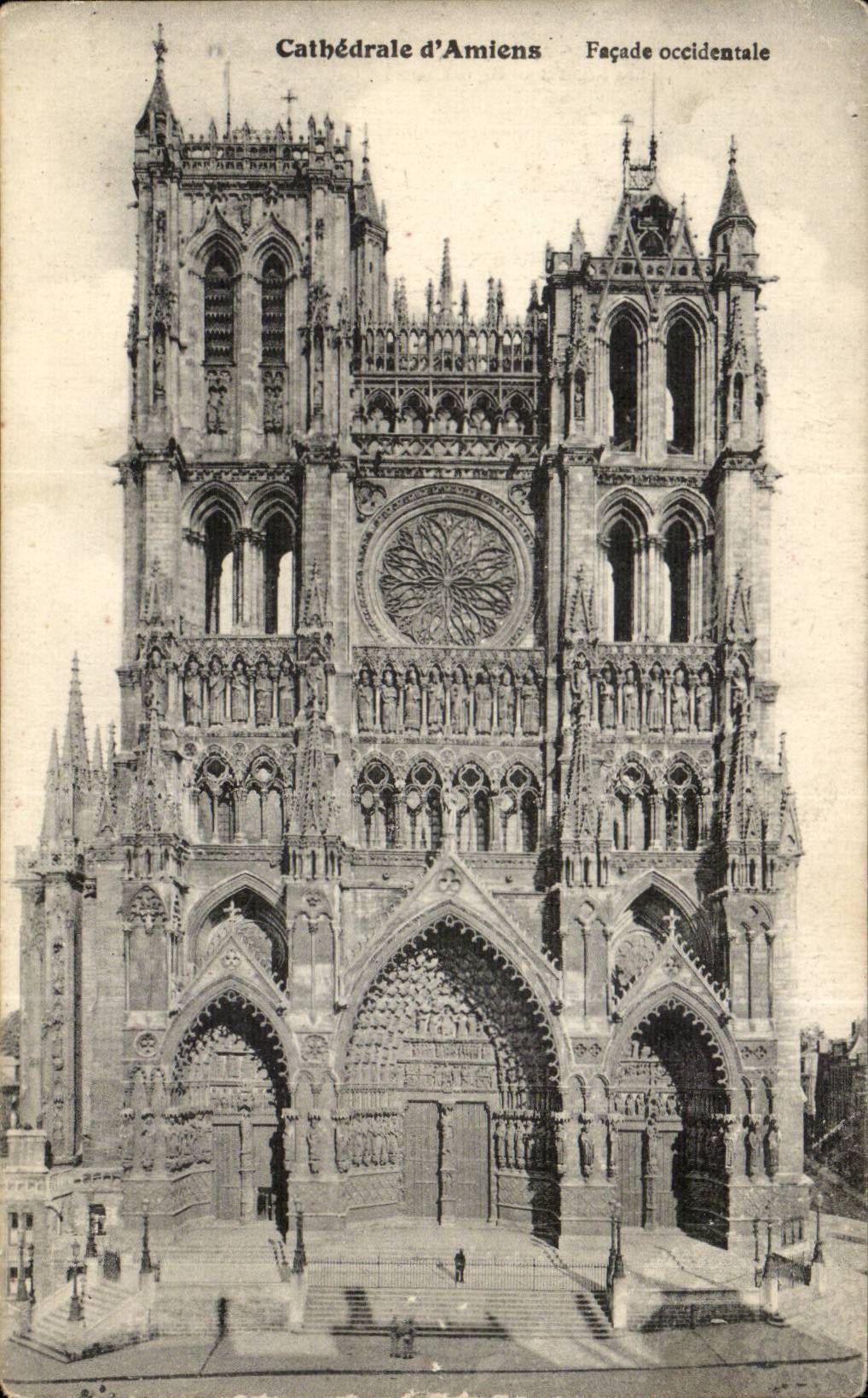 Amiens CPA Western Frontage