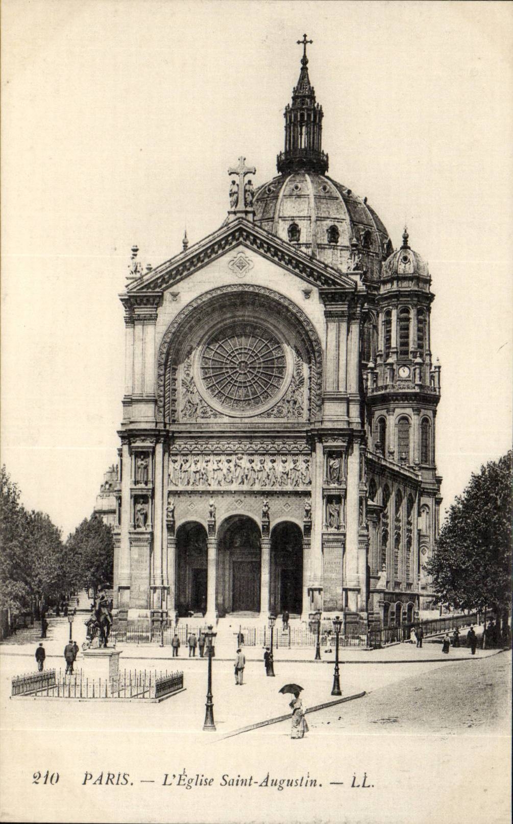 Paris CPA die Kirche Saint Augustin