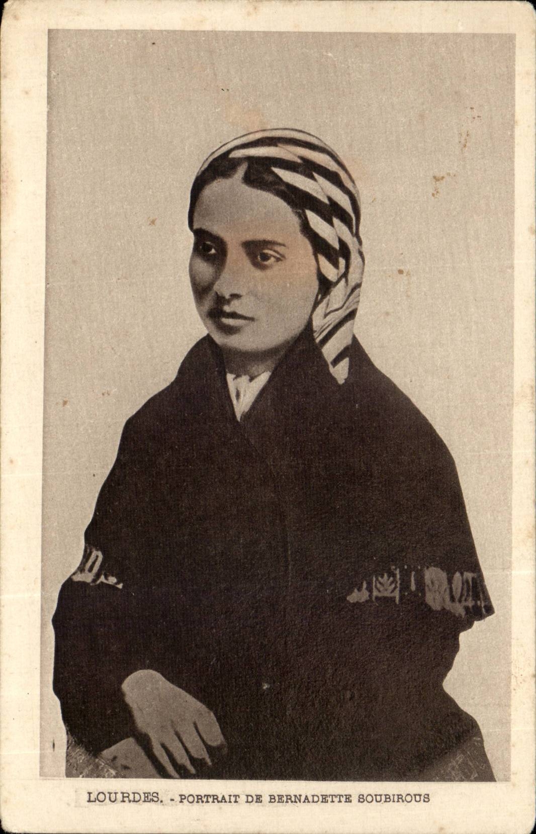 Lourdes CPA Portrait of Bernadette Soubirous
