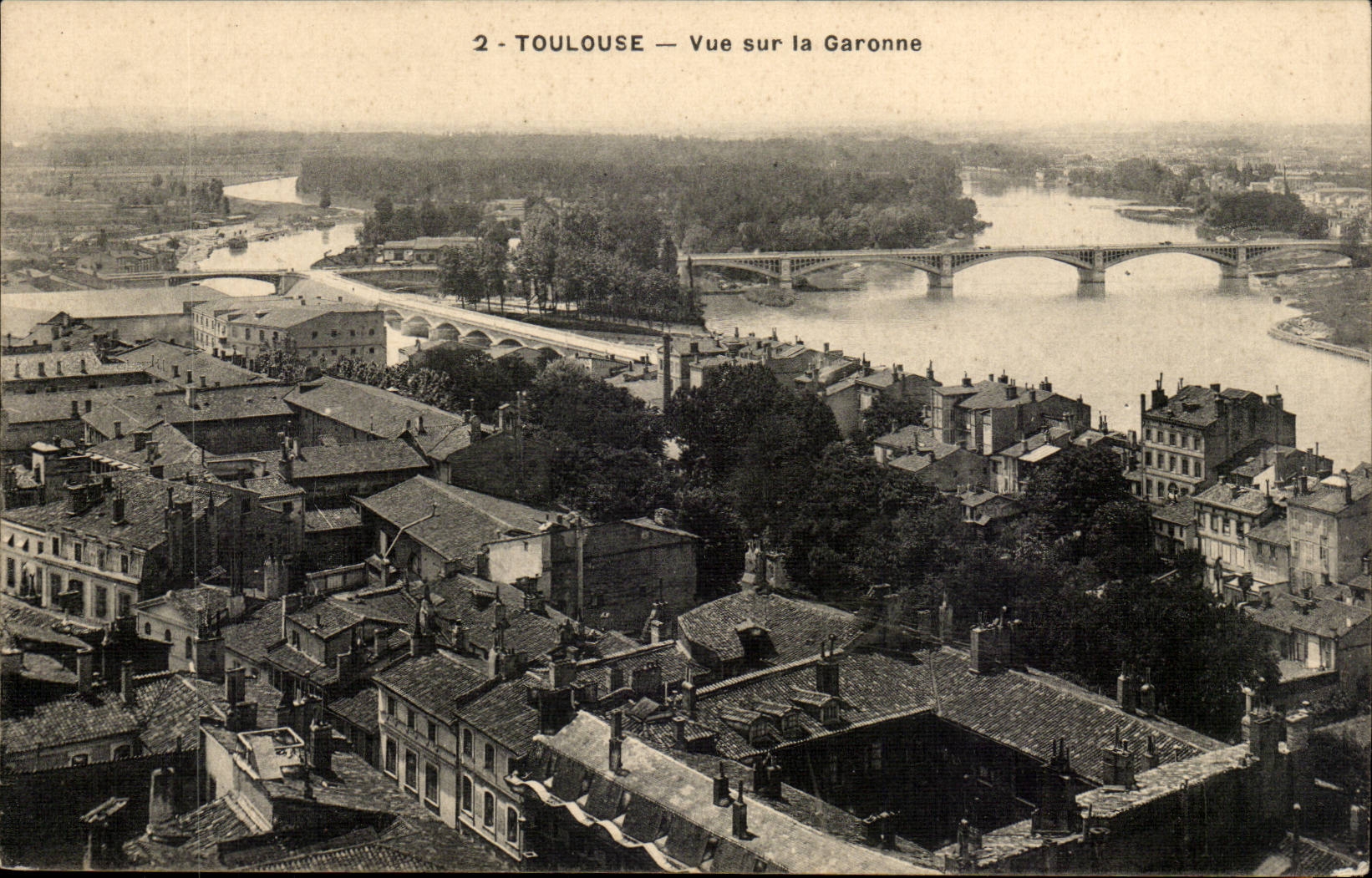 Toulouse CPA Vue sur la Garonne