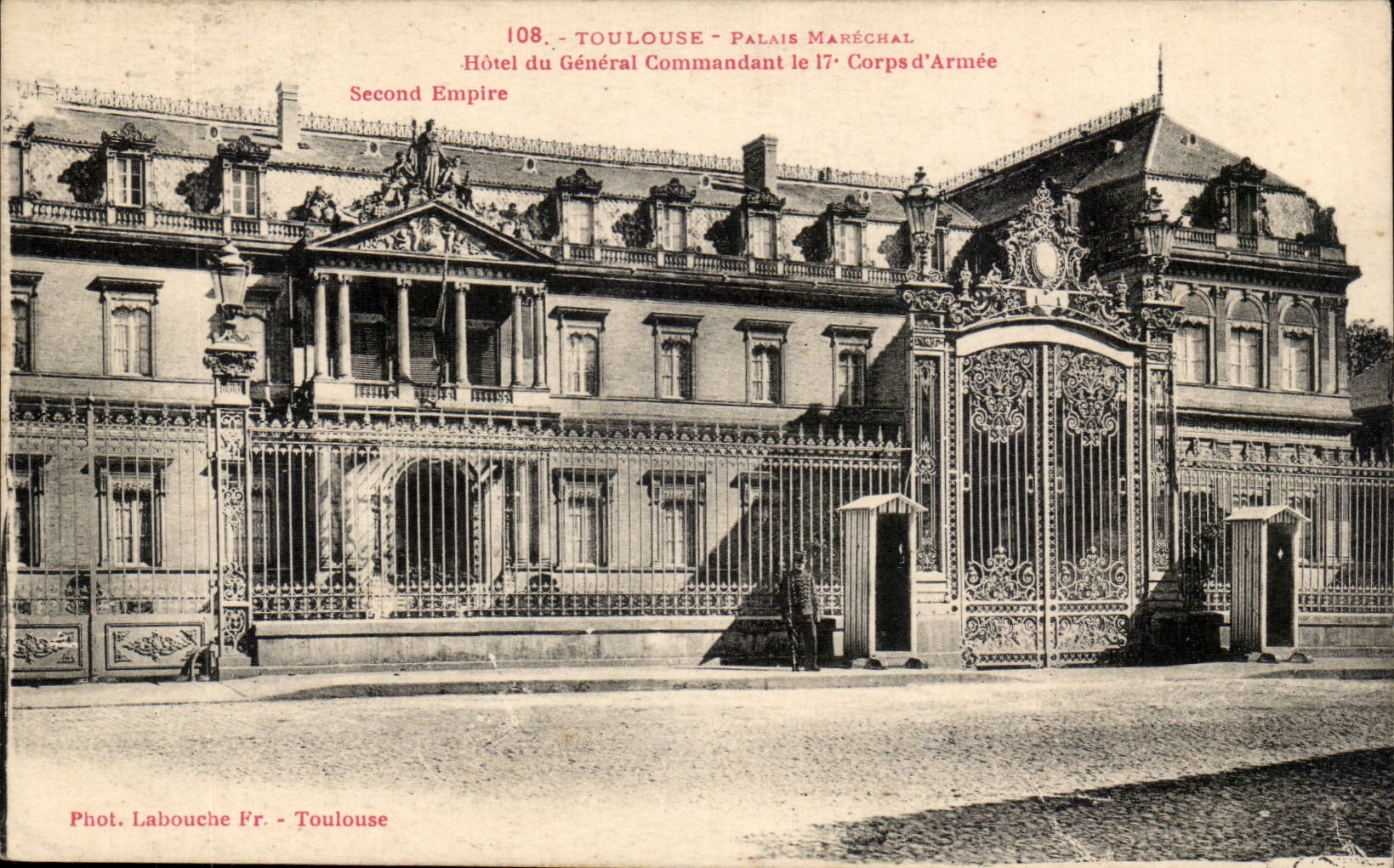 Toulouse CPA Palais marechal Hotel du General Commandant le 17eme corps d'armee SEcond Empire