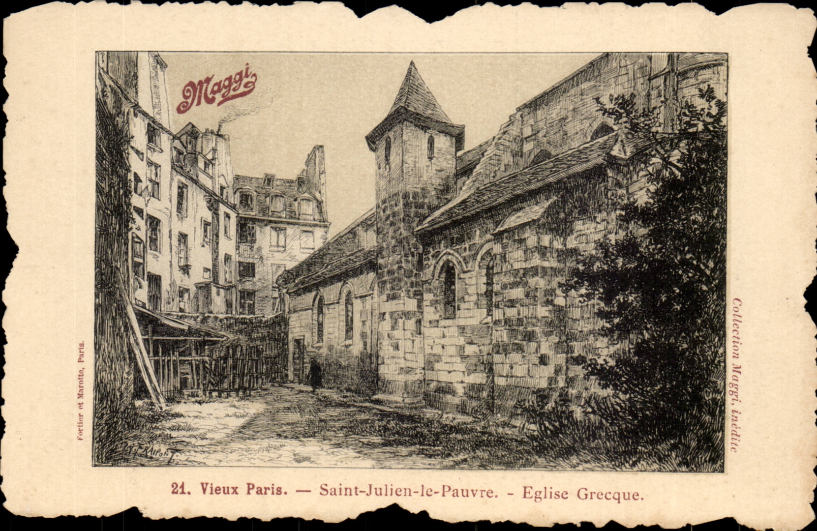 Vieux Paris CPA Saint Julin le Pauvre Eglise Grecque