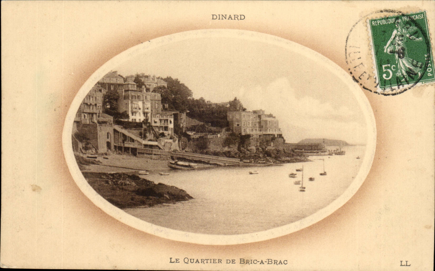 Dinard CPA der Bezirk von bric hat brac