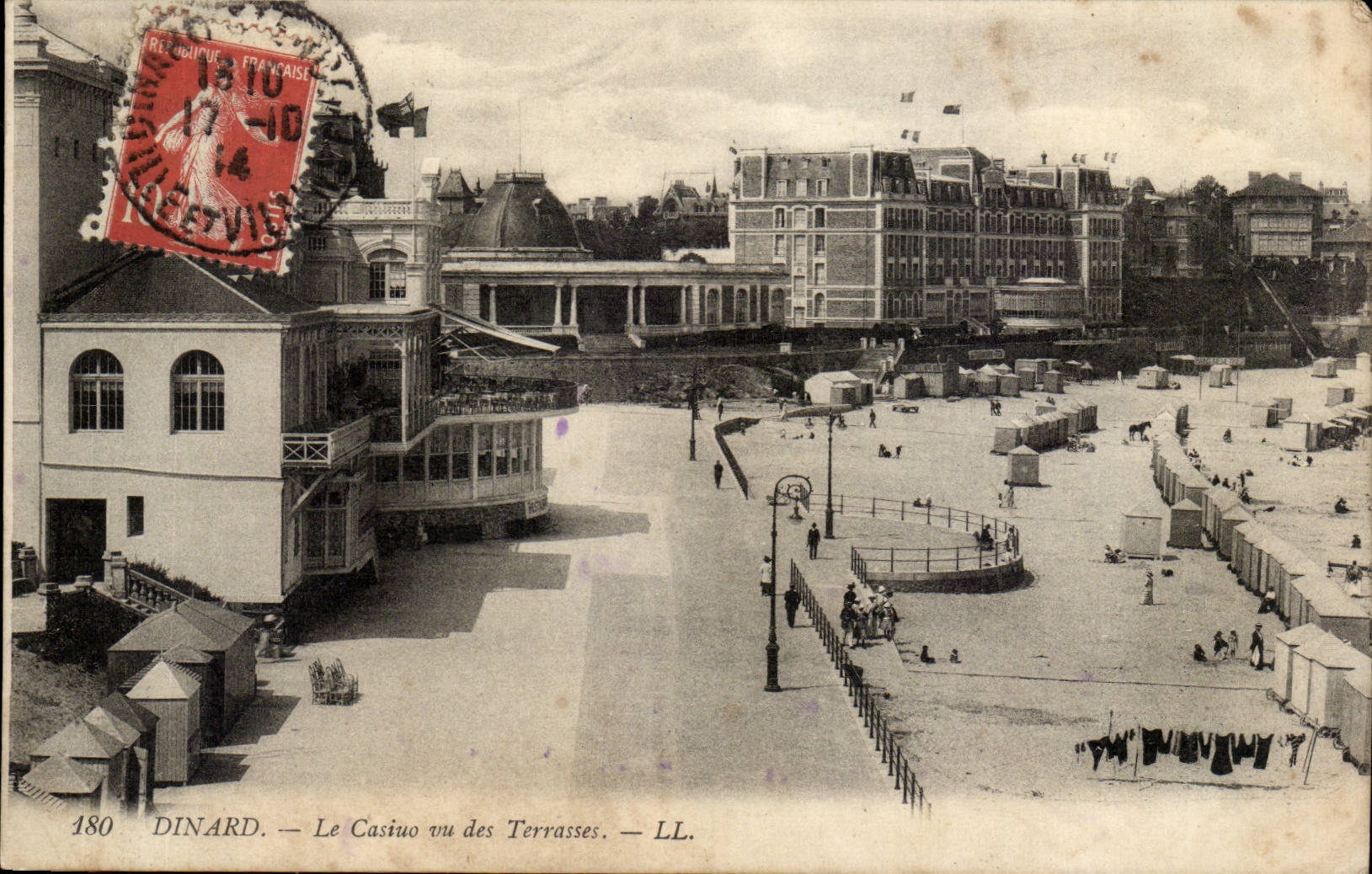 Dinard CPA the casino seen of the terraces