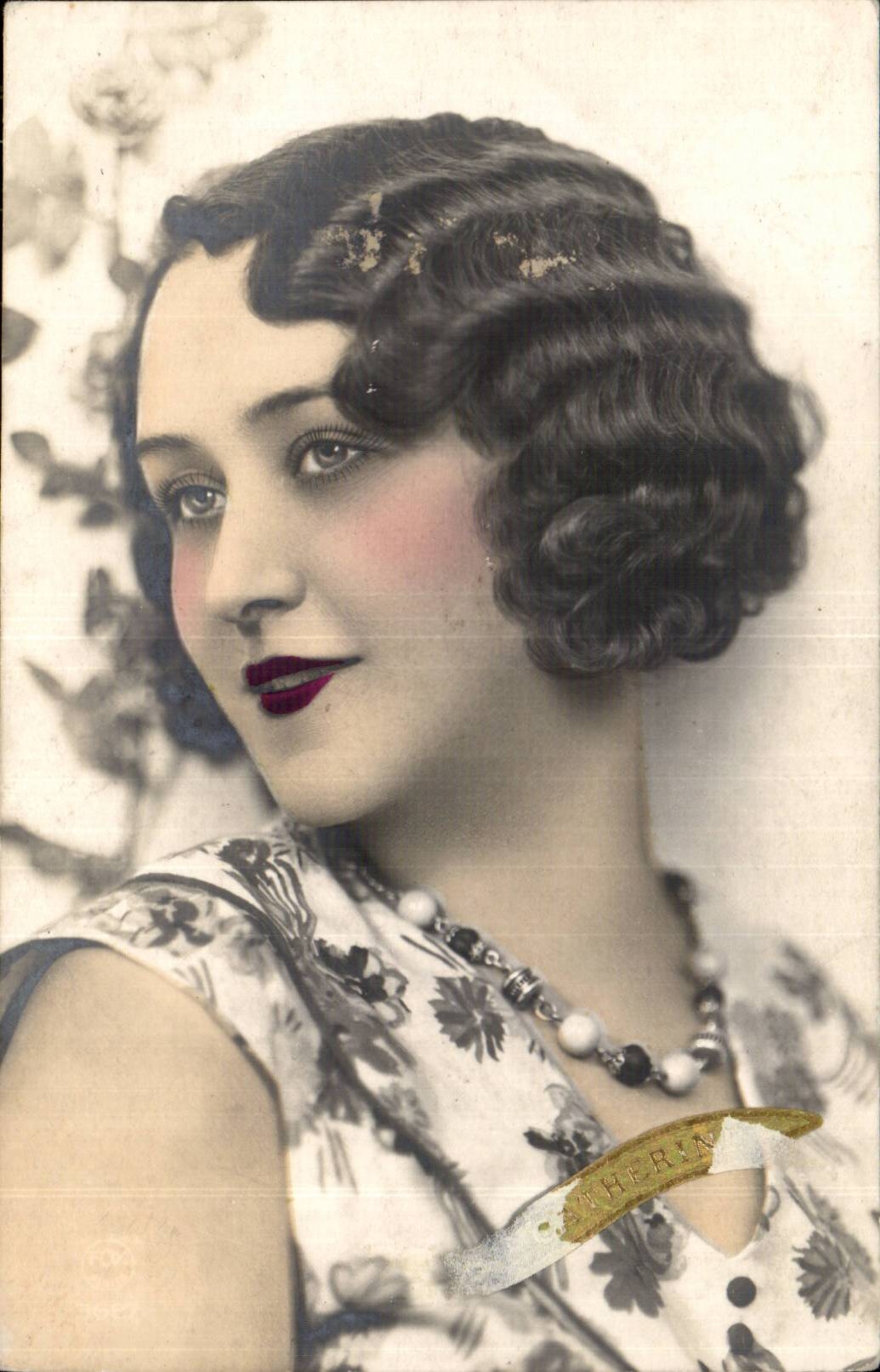 CPA Fantasy Woman Sainte Catherine