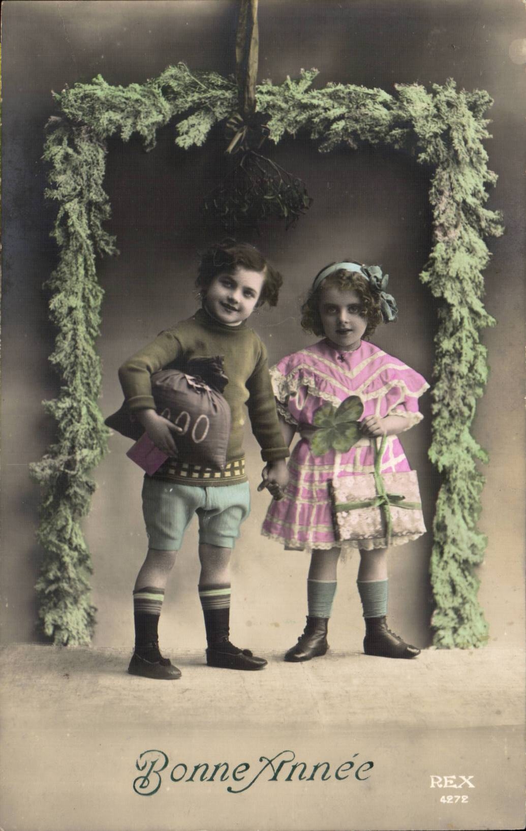 CPA Fantasy Children Happy New Year