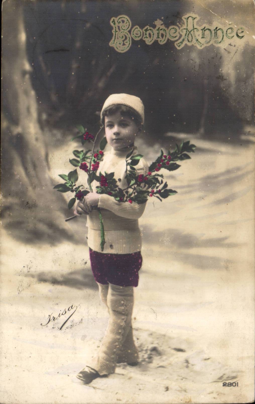 CPA Fantasy Child Happy New Year