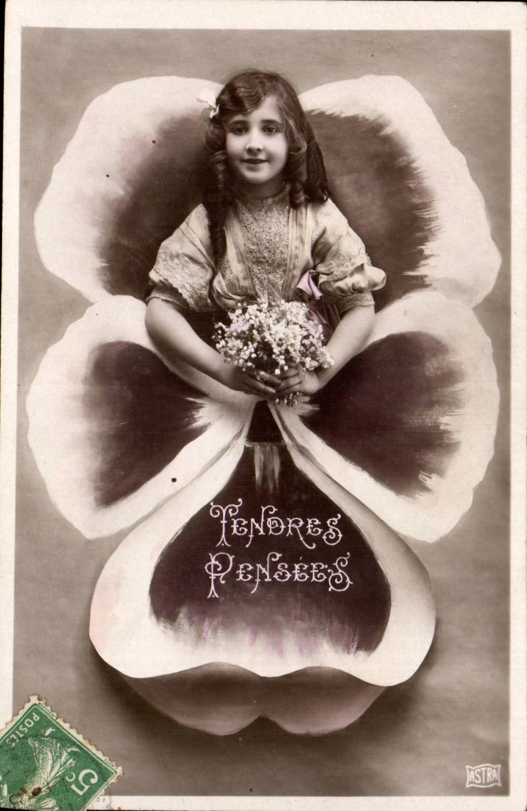 Tender CPA Fantasy Child thought Four-leaf clover