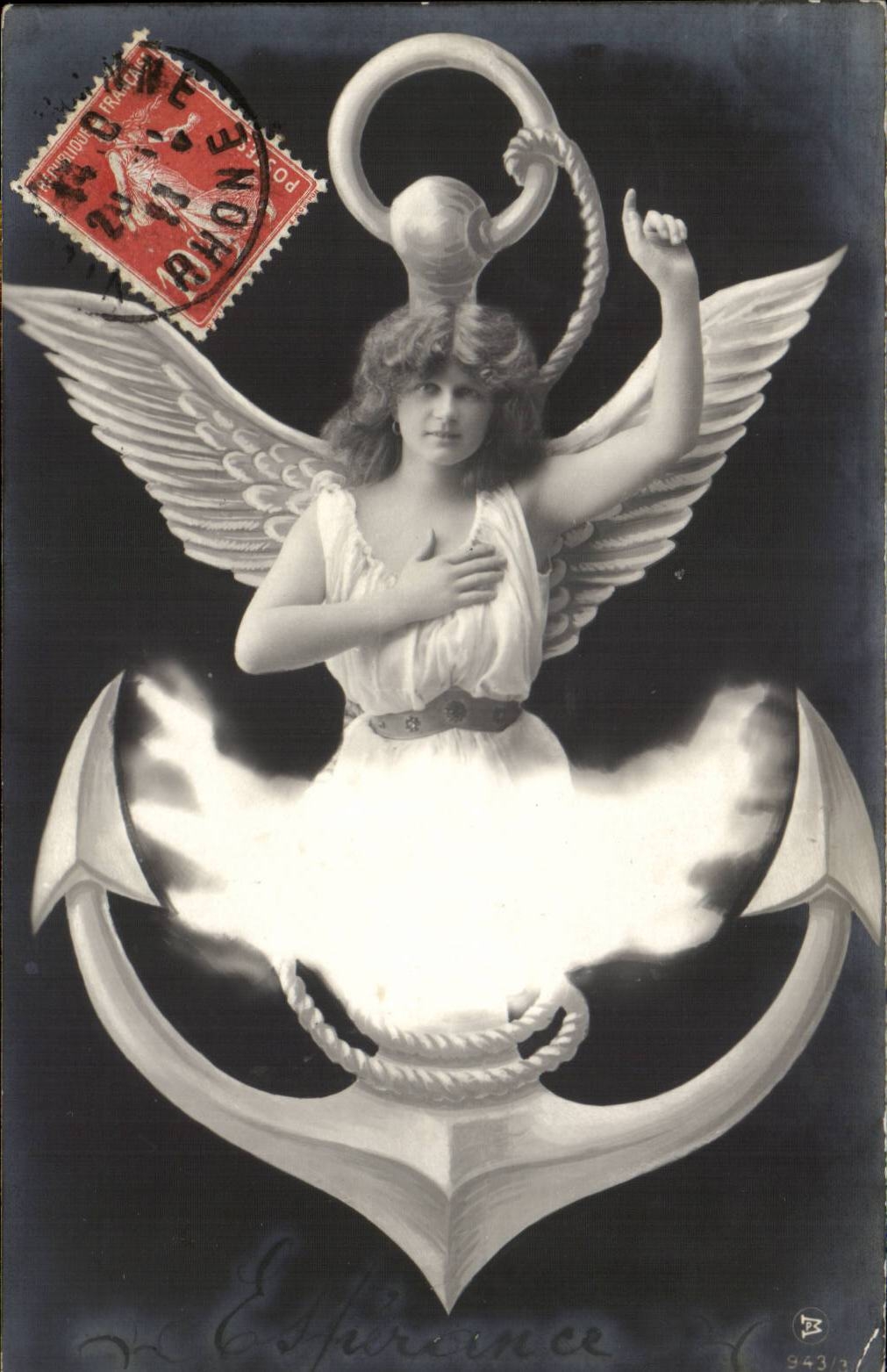 CPA Fantasy Anchors marine Enfant Hope