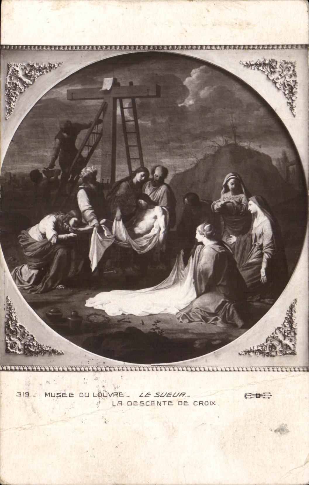 CPA Fantasy Museum of the Louvre sweat Deposition