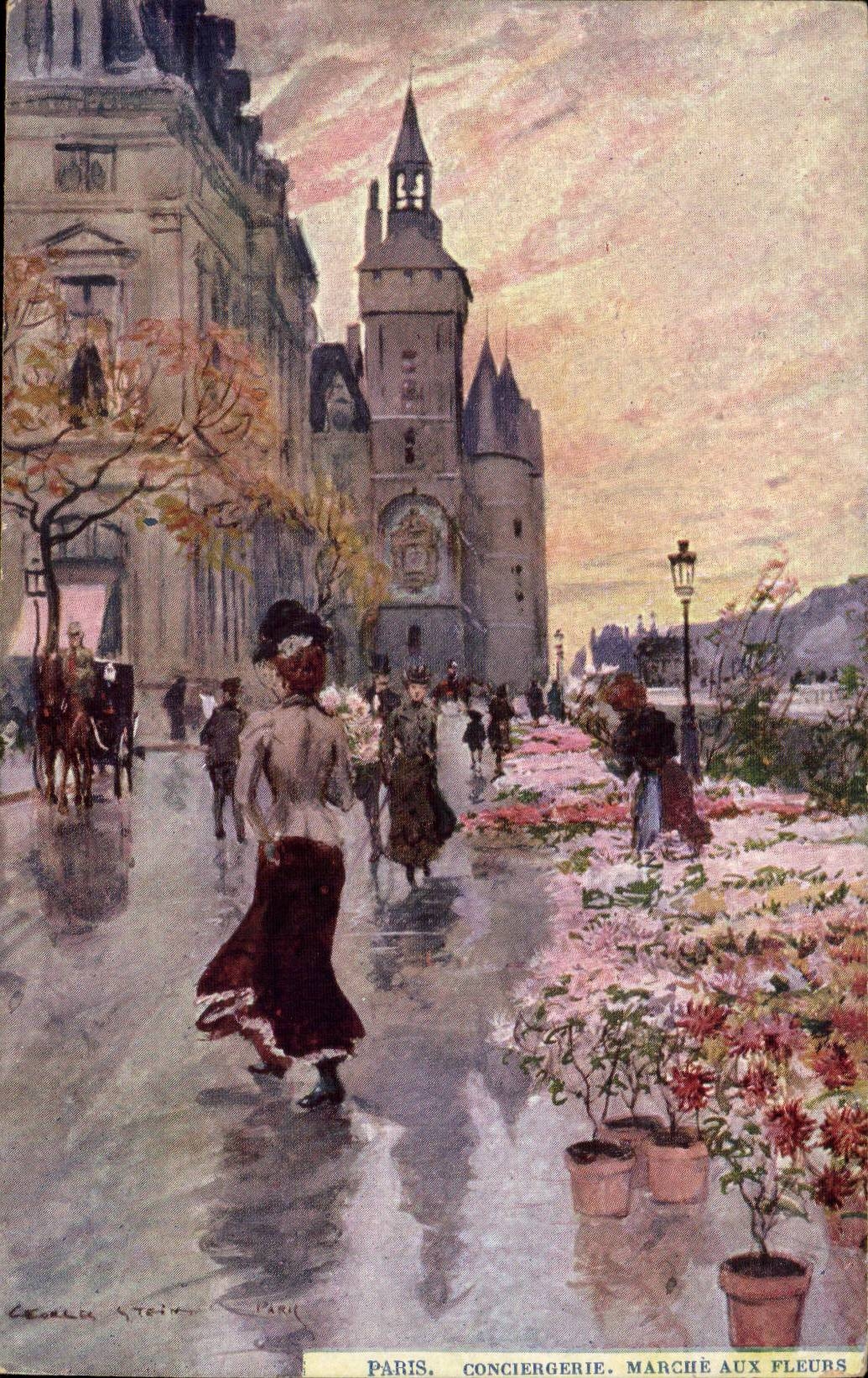 CPA Fantaisie Paris Conciergerie Marche aux fleurs