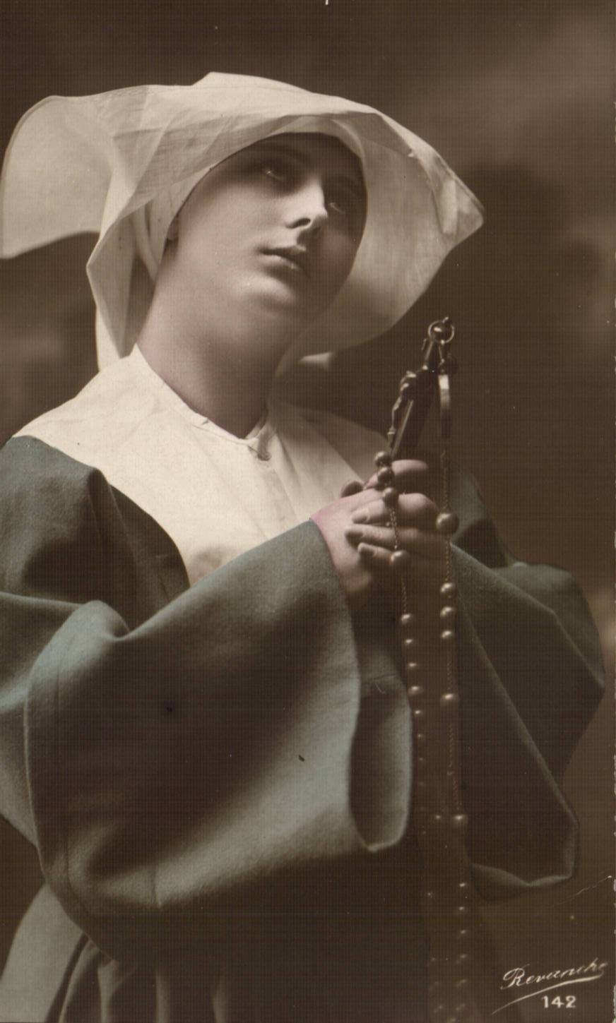 CPA Fantasy religious Woman If my voice went up to the skies