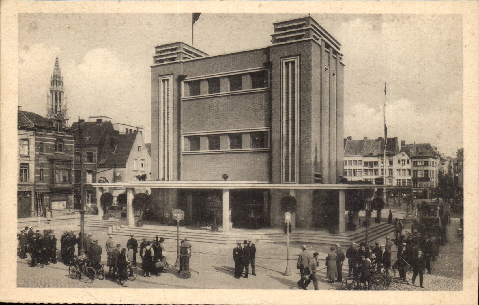 Belgie Belgien Antwerpen Antwerpen CPA Tunnel fur Fussganger unter der Schelde-Front