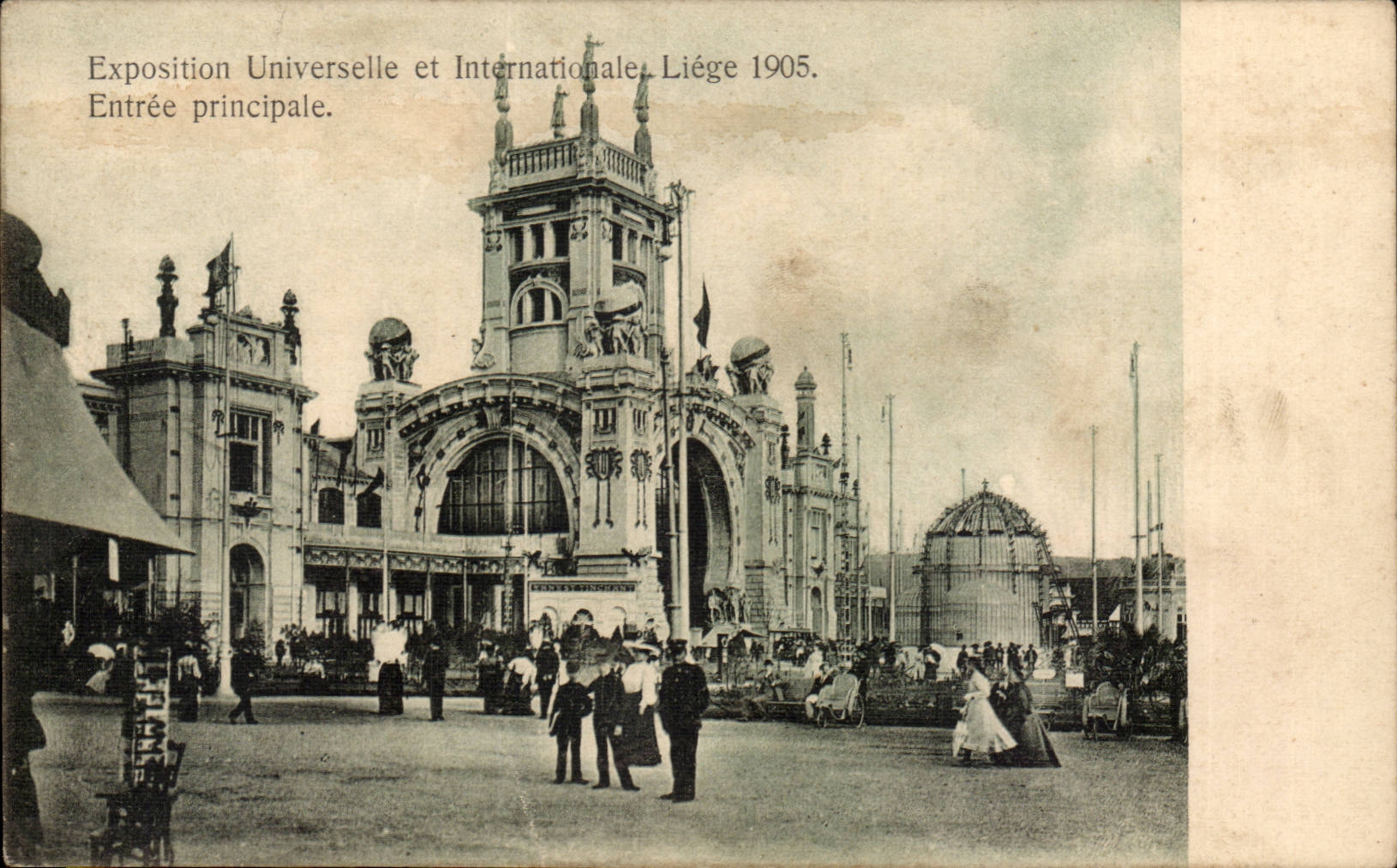 Belgium Belgie Liege CPA Fair universal of Liege 1905 principal Entry