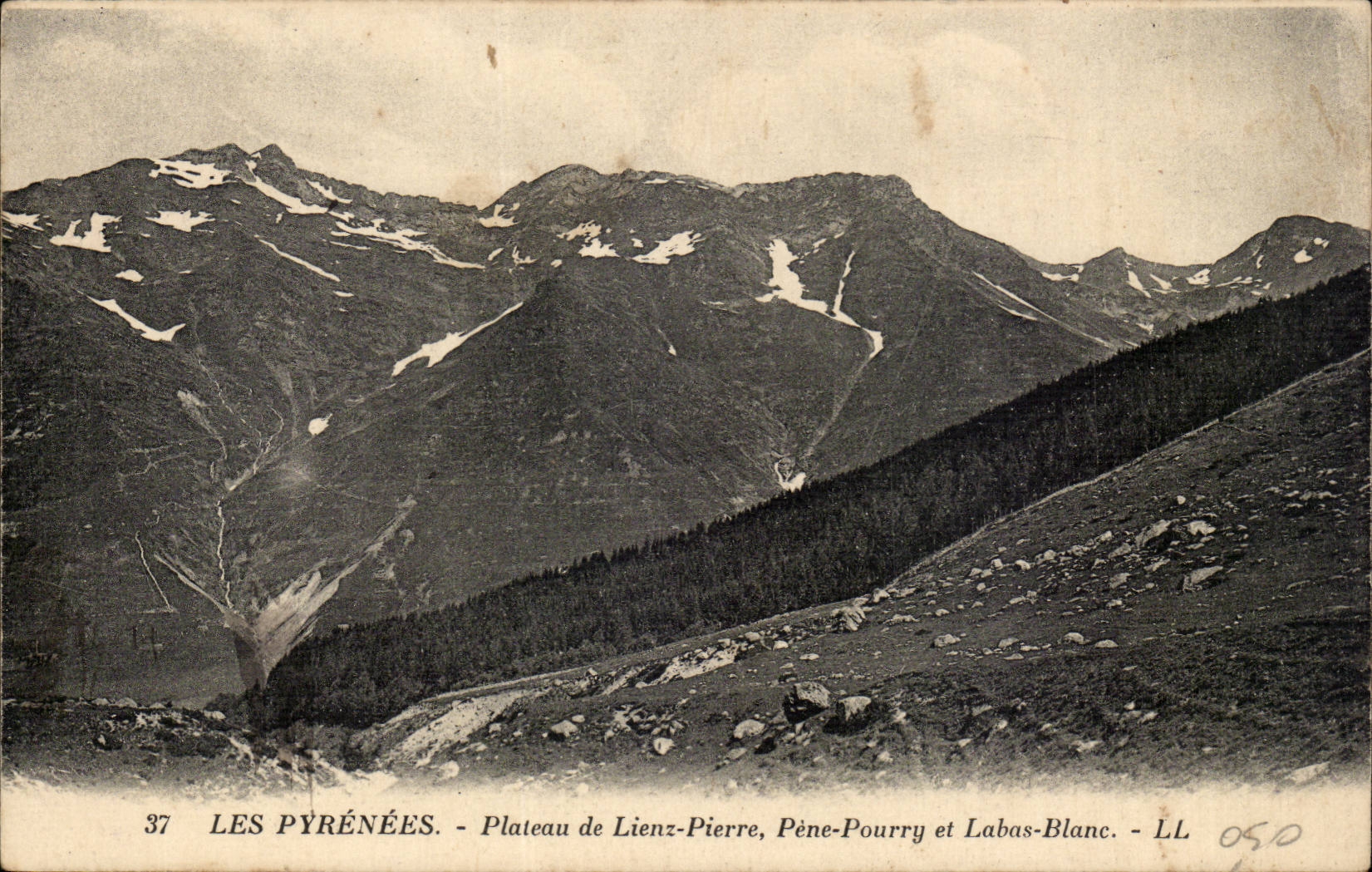 Die Platte Pyrenees-CPA Lienz Pierre Pourry des Schraubbolzens und des weissen Labas