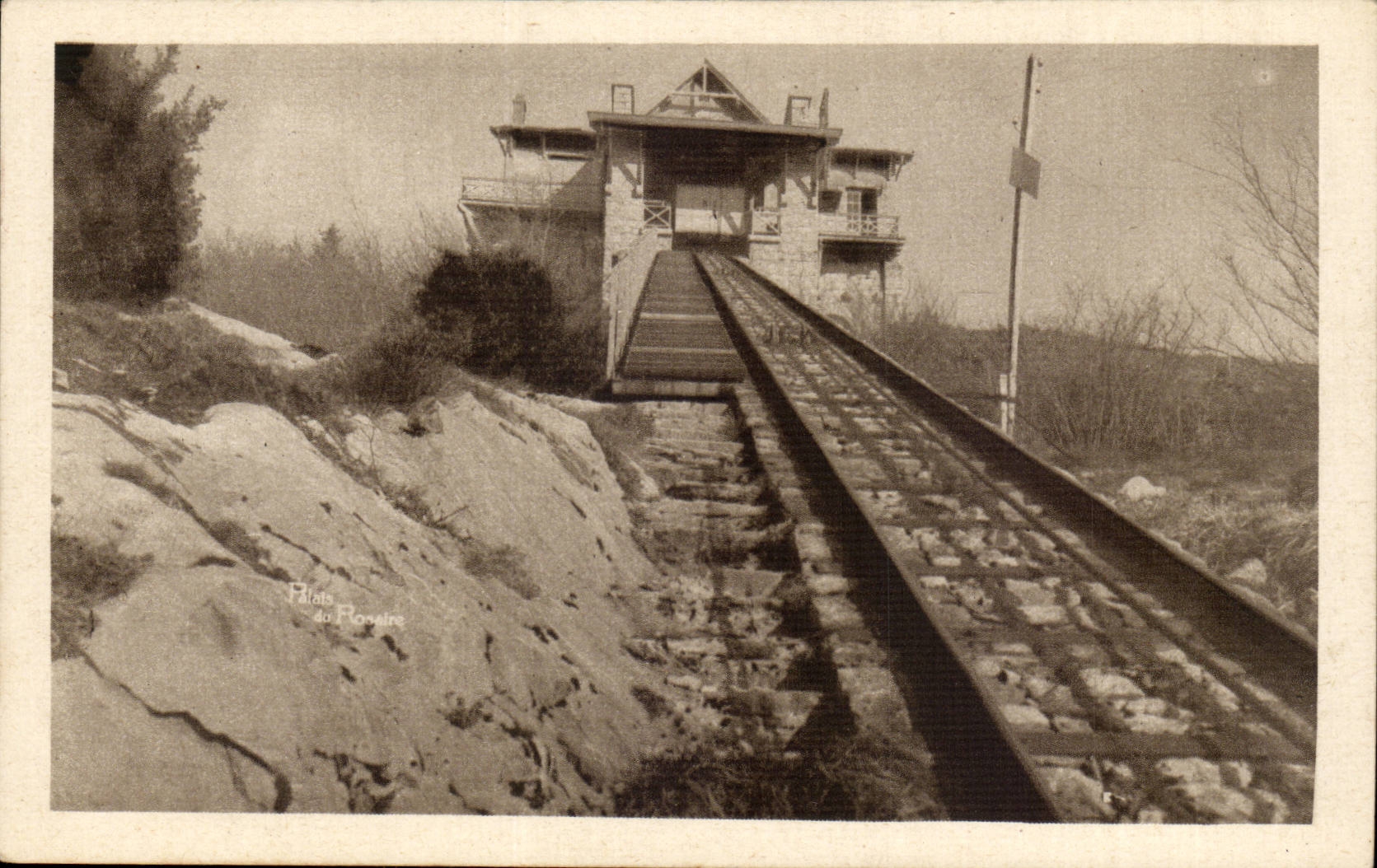 Lourdes CPA Parks higher funicular (train)