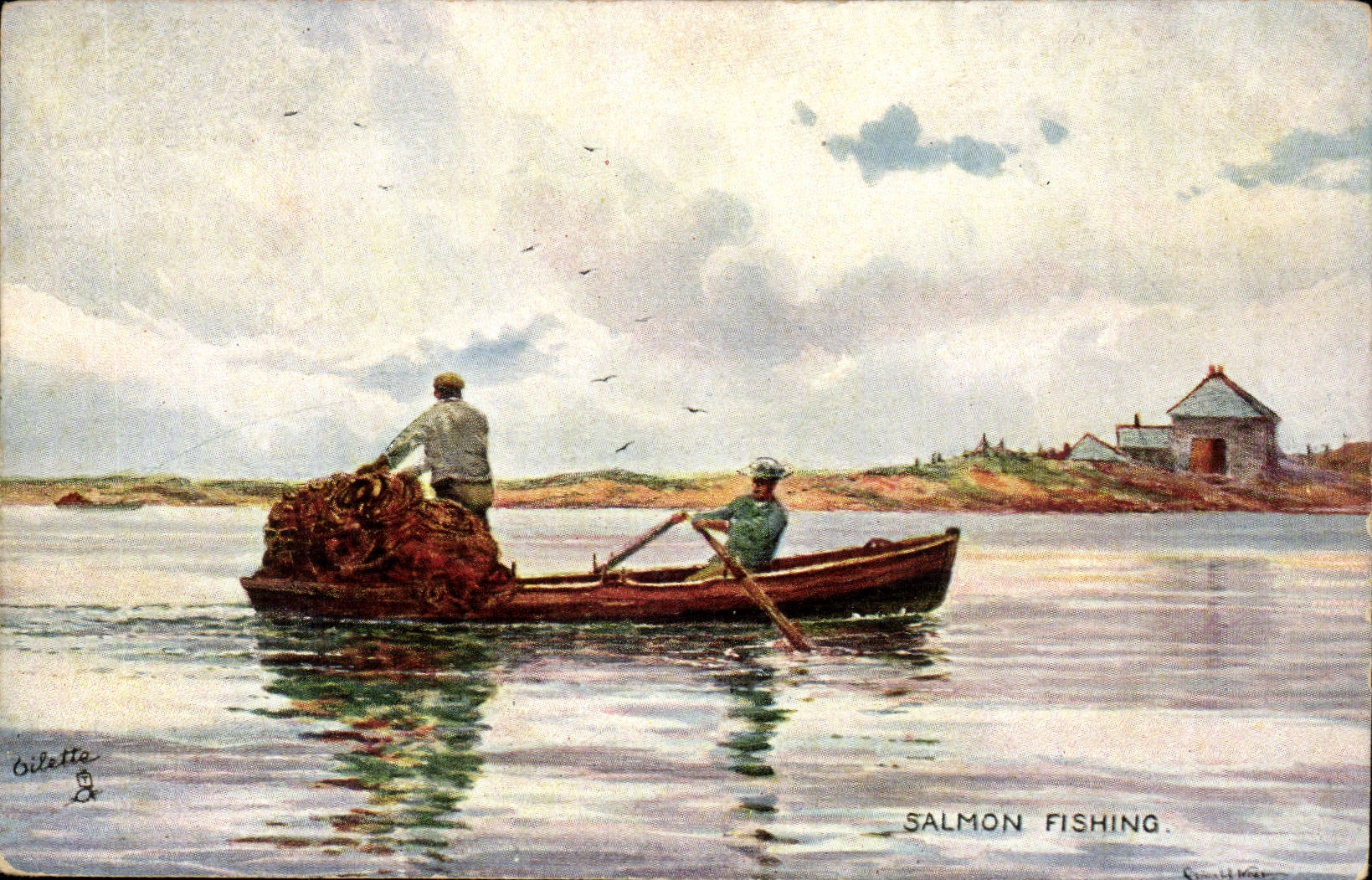 Great BRitain CPA Salmon fishing Fishing with salmon