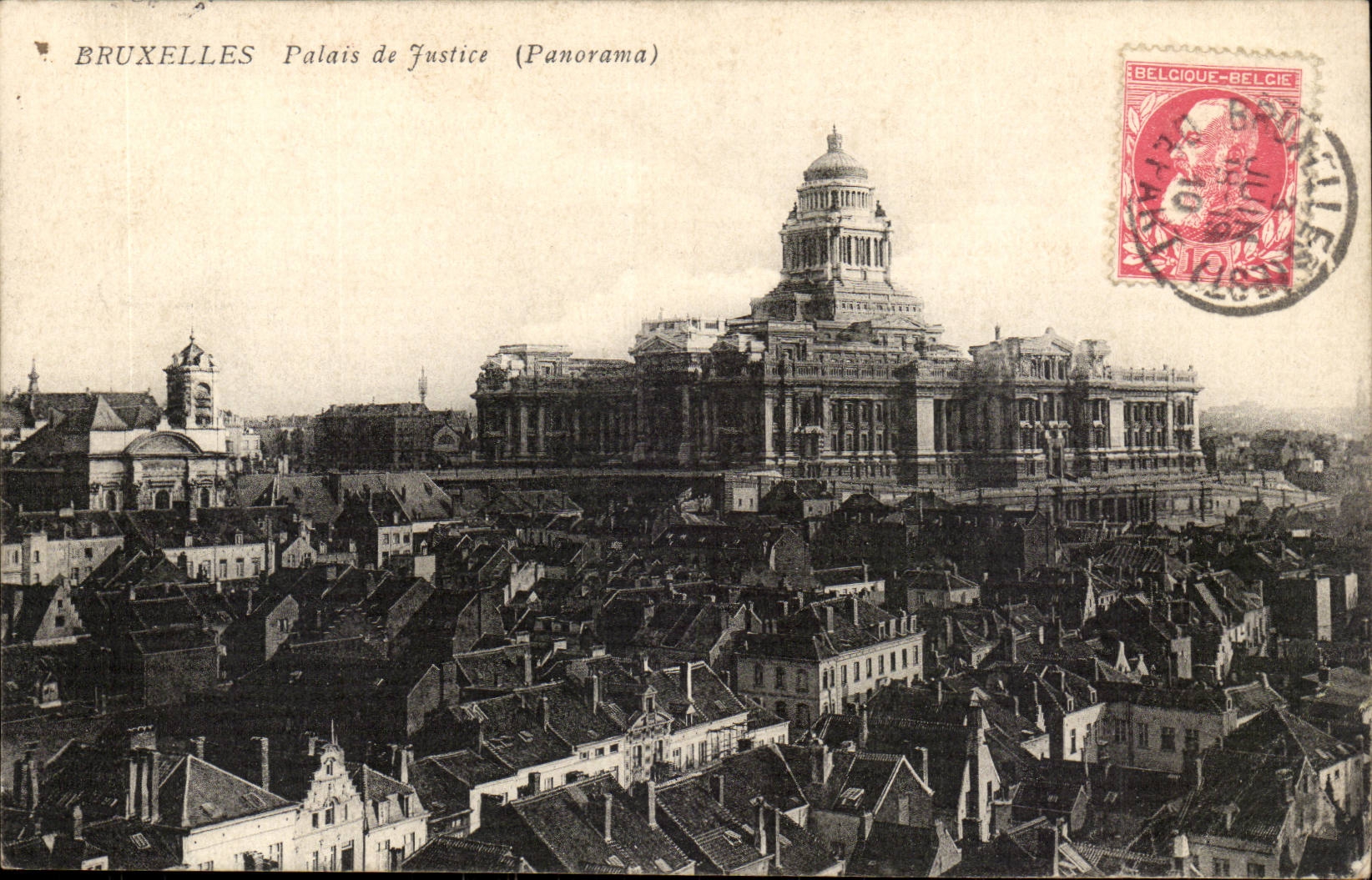 Belgie Belgium Brussels CPA Law courts (panorama)