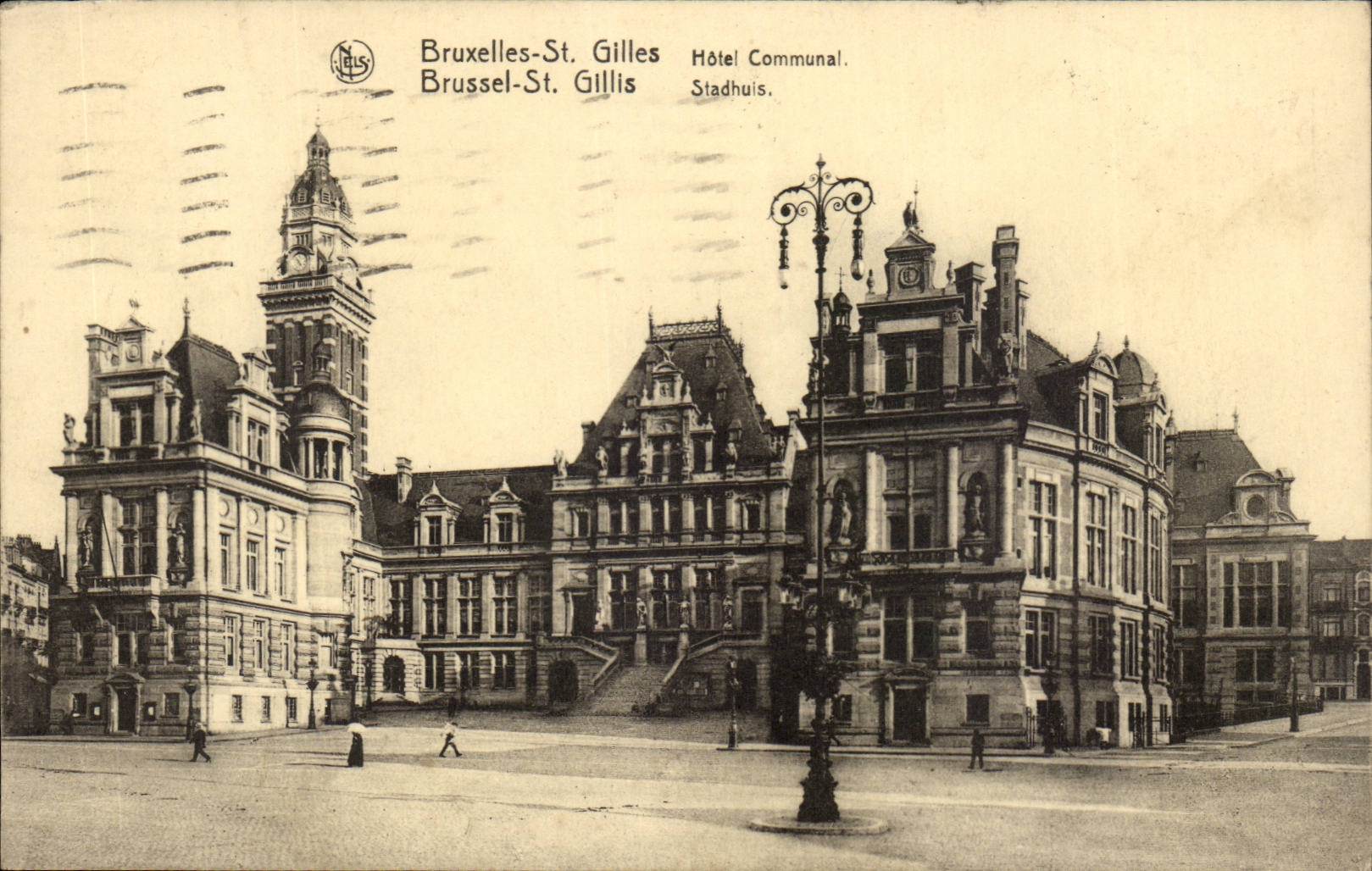 Belgie Belgium Brussels Saint Gilles CPA communal hotel