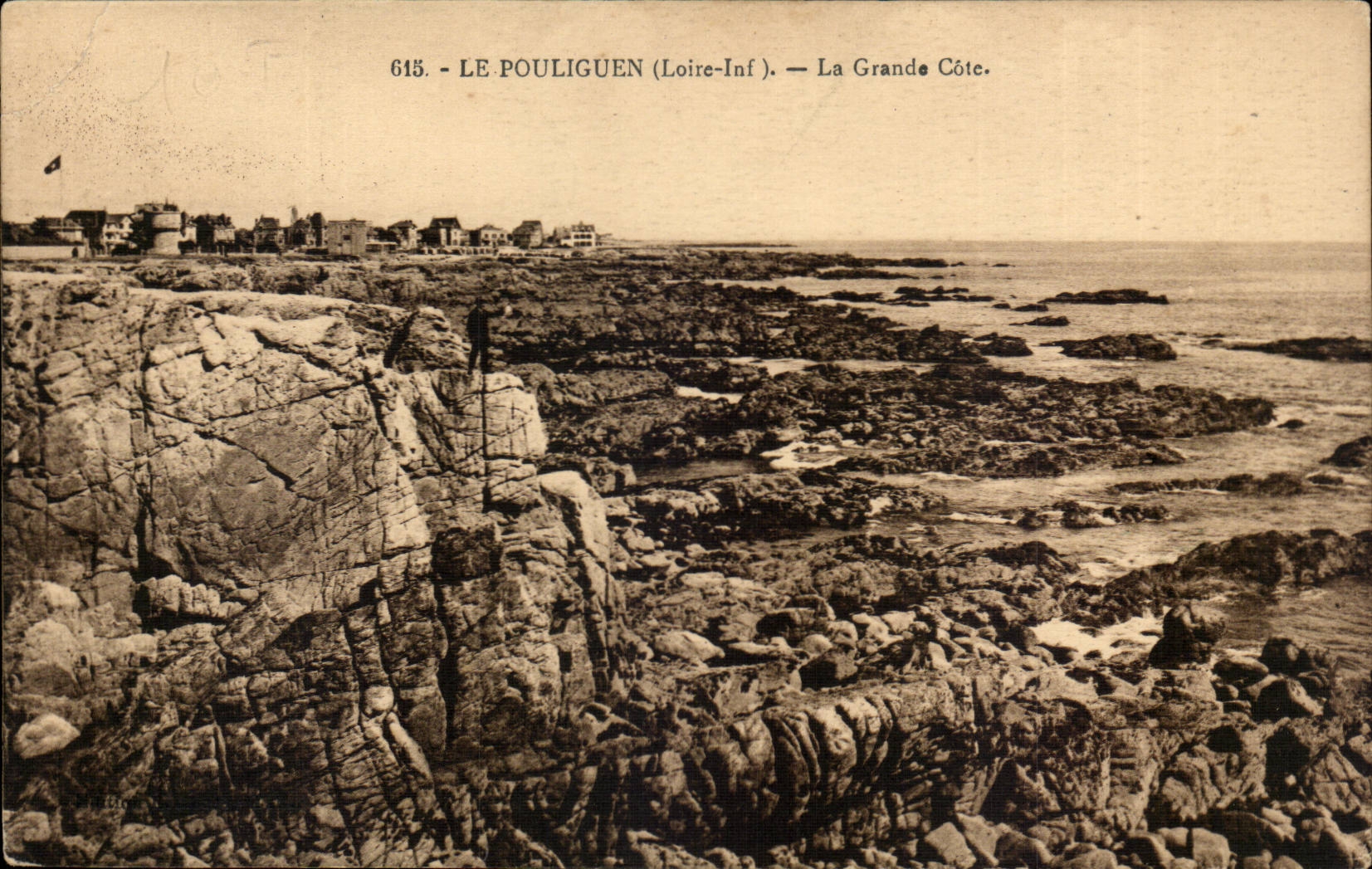 Pouliguen CPA the great dimension