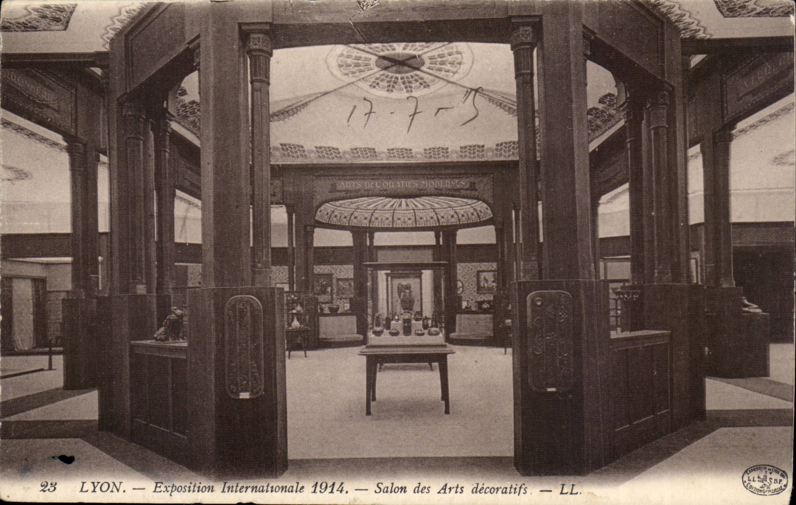Lyon CPA Fair international 1914 Living room of Decorative Arts