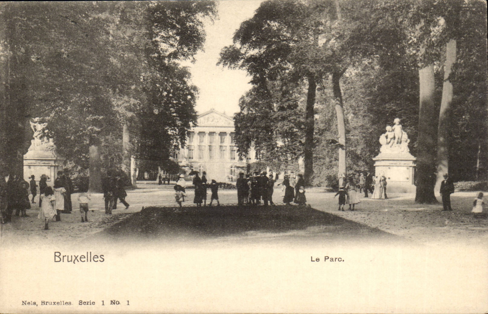 Belgie Belgium Brussels CPA the park