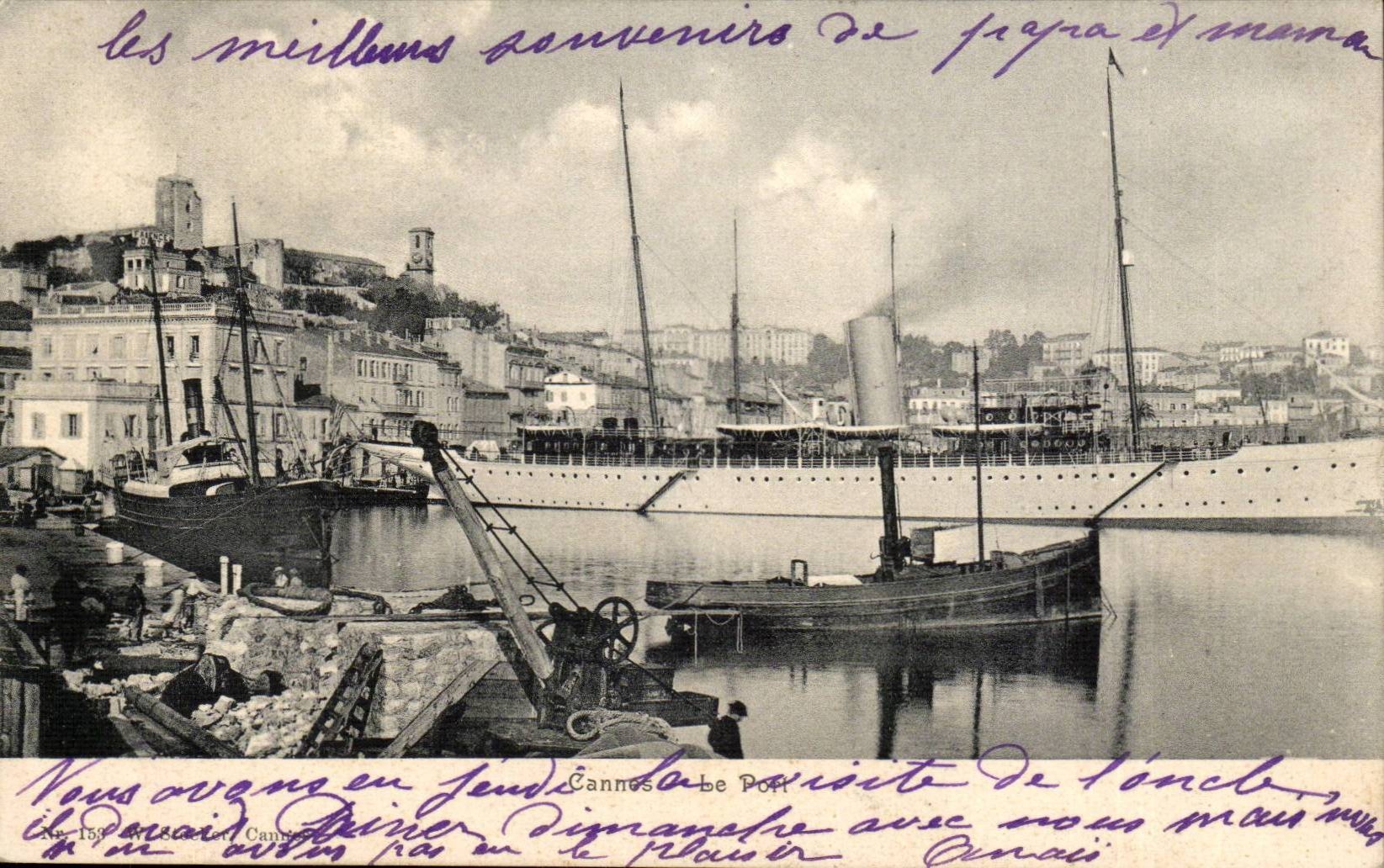 Cannes CPA the port (boat boat)