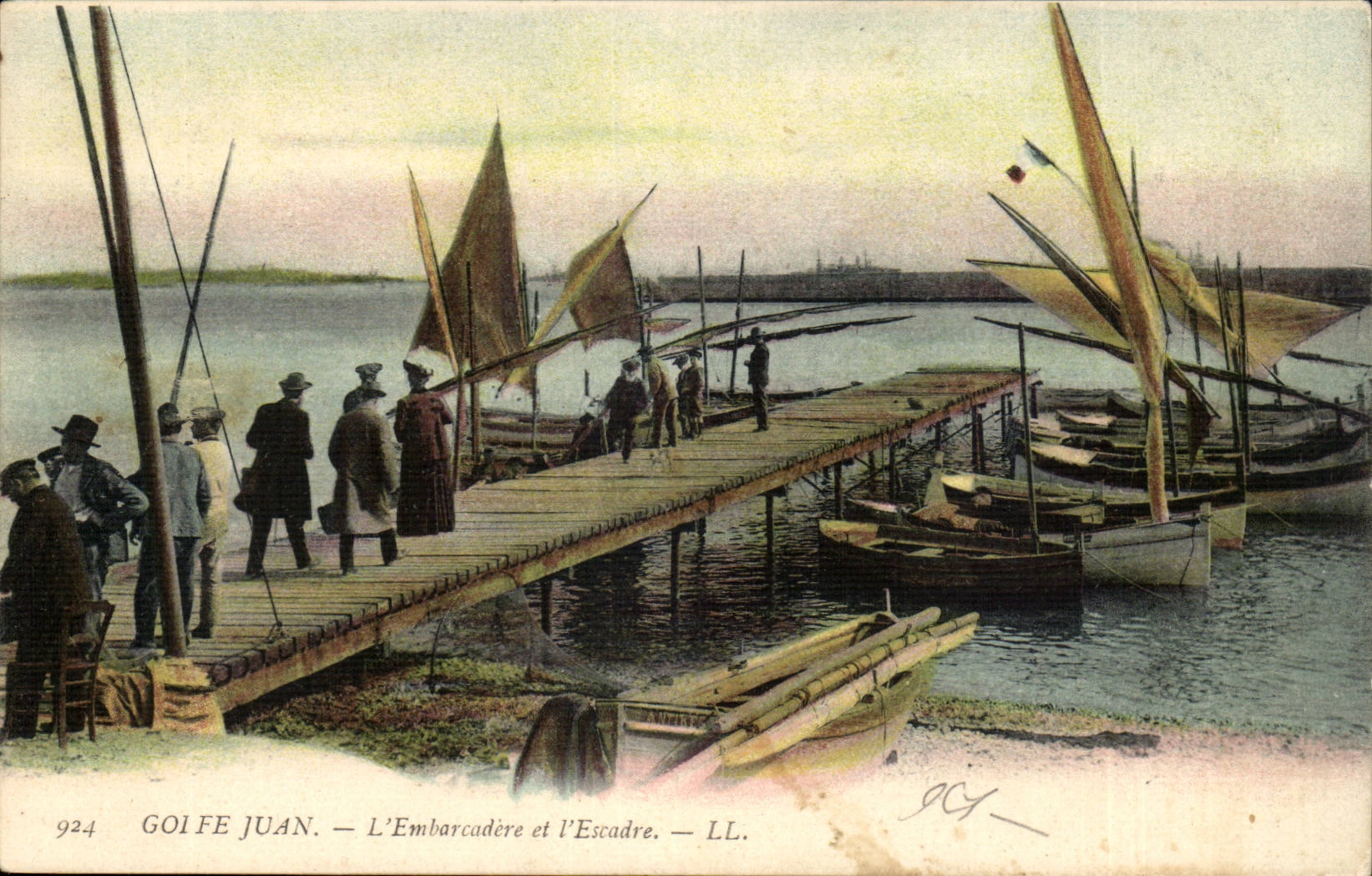 Golf Juan CPA das Landungstadium und das Geschwader