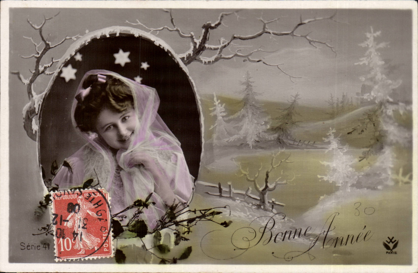 CPA Fantasy Woman Happy New Year