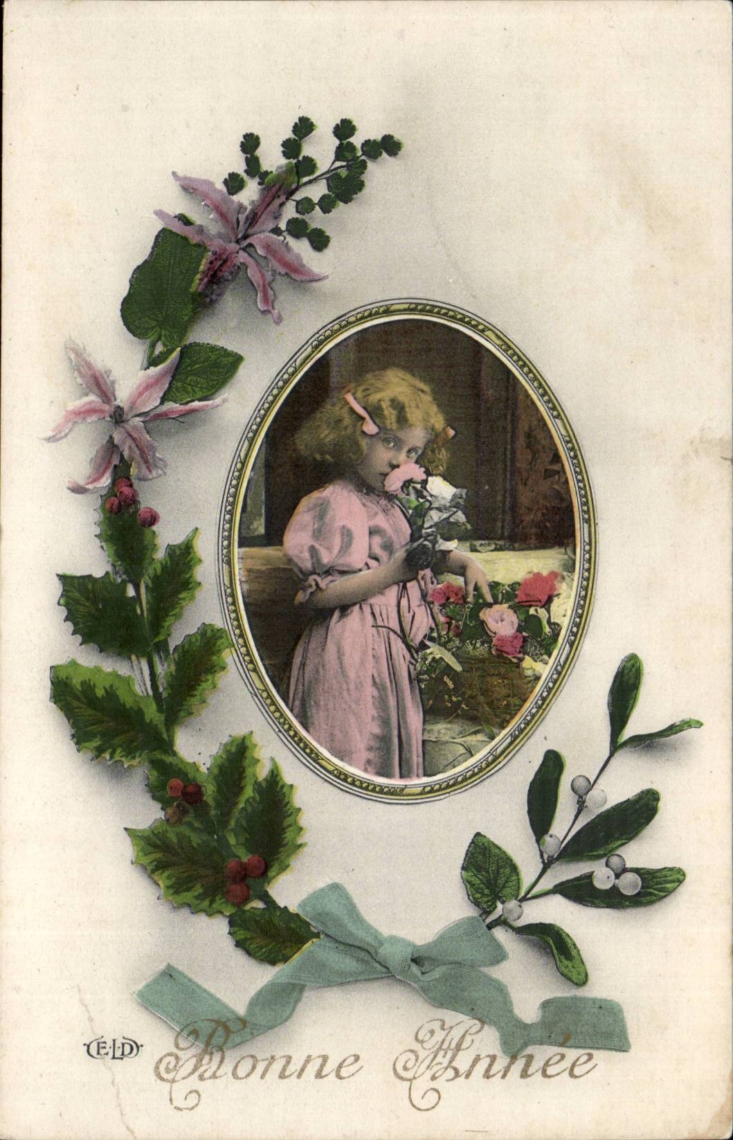 CPA Fantasy Flowers Happy New Year (child)