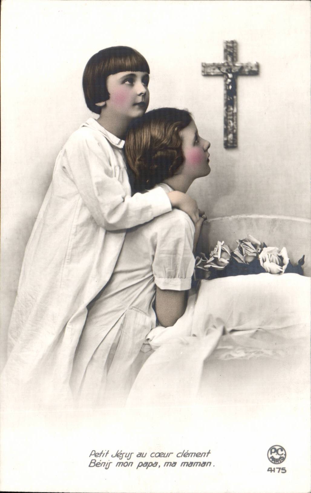 CPA Fantasy Baby Jesus in the middle lenient blessed my dad my mom (children)