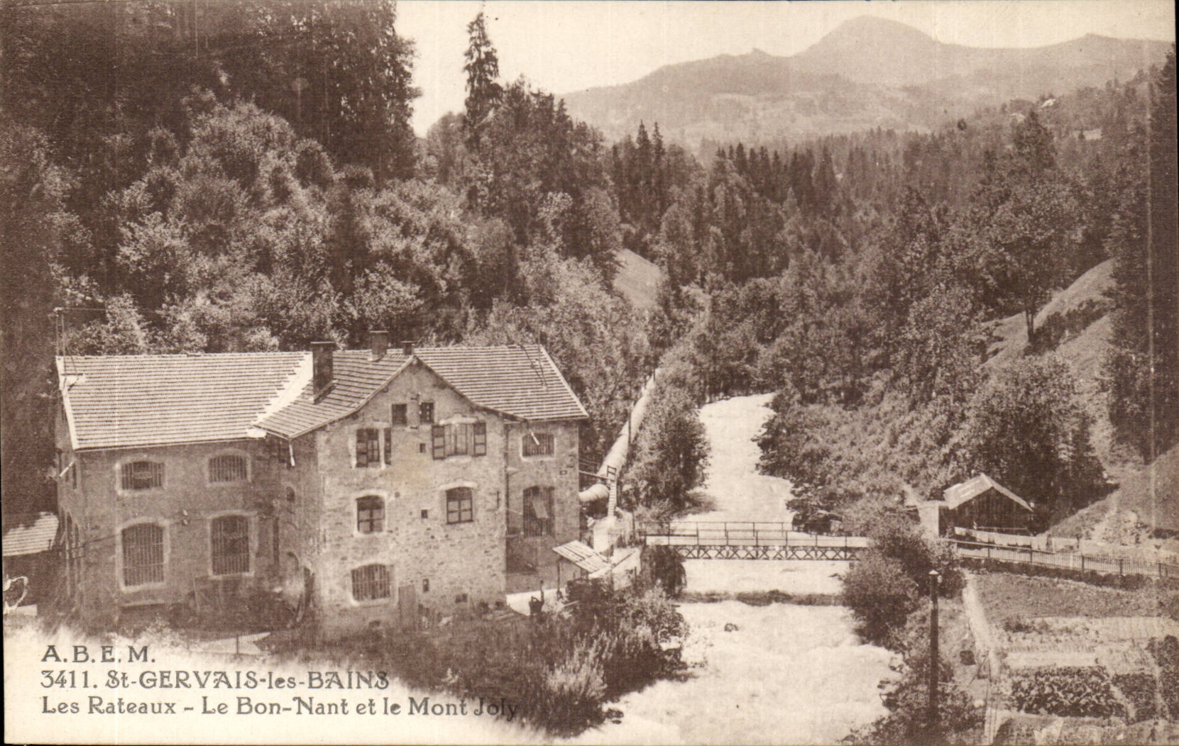 St GErvais les Bains CPA Les Rateaux le Bon Nant et le Mont Joly