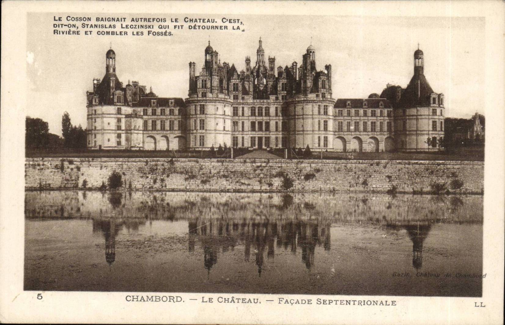 Chambord CPA Le chateau FAcade septentrionale