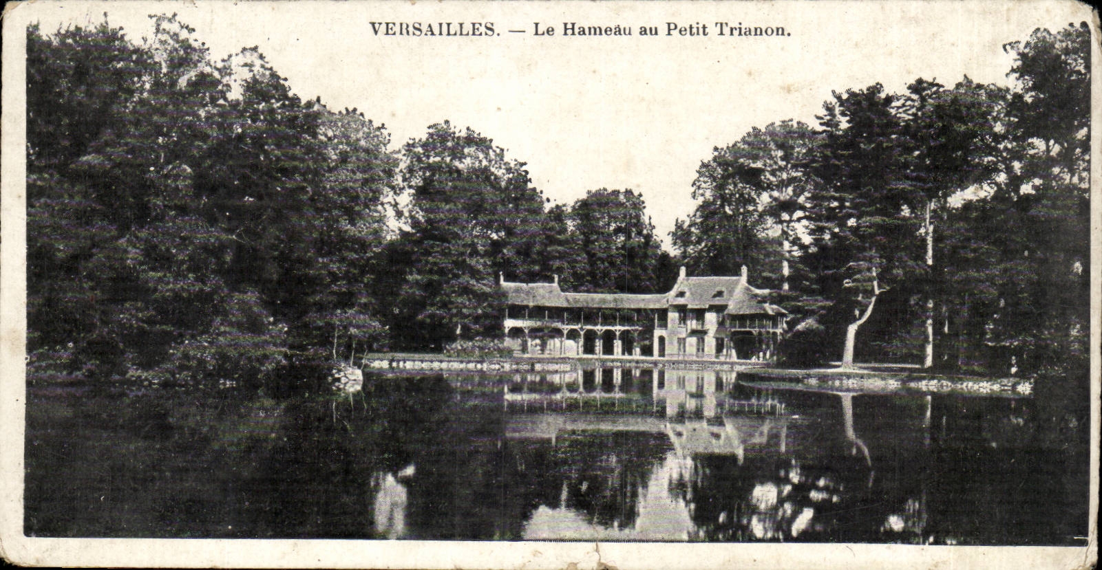 Versailles CPA the hamlet of small TRianon