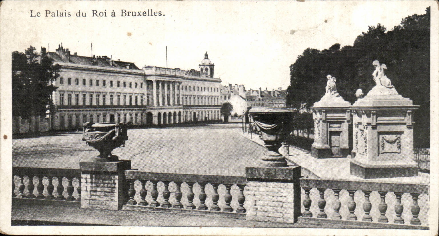 Belgie Belgium CPA the palate of the king has Brussels