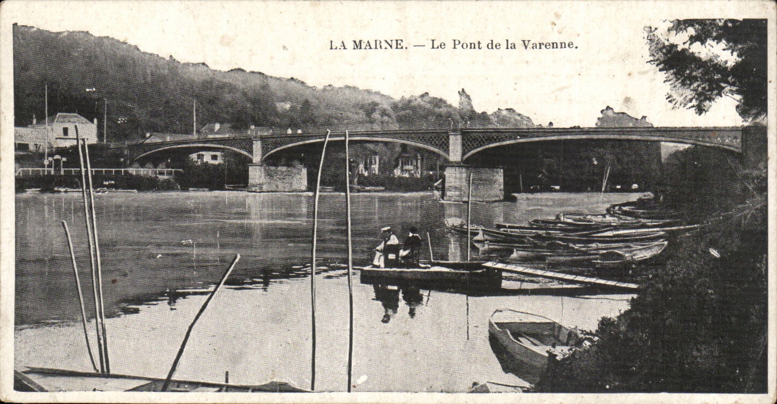 La Marne CPA Le pont de la Varenne