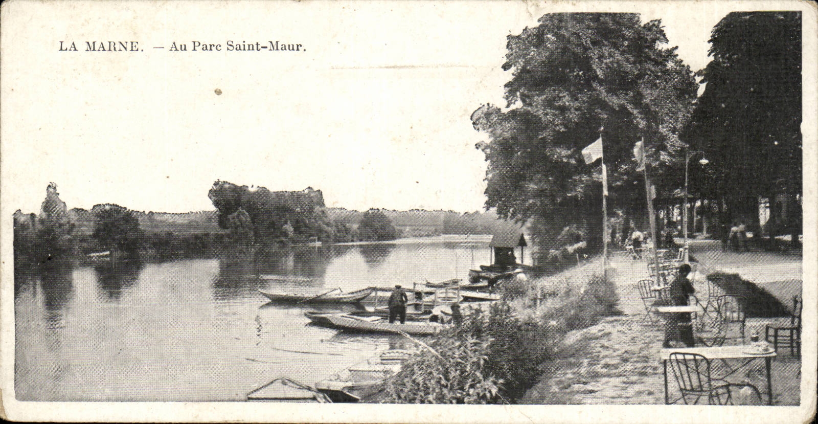 La Marne CPA Au Parc Saint Maur