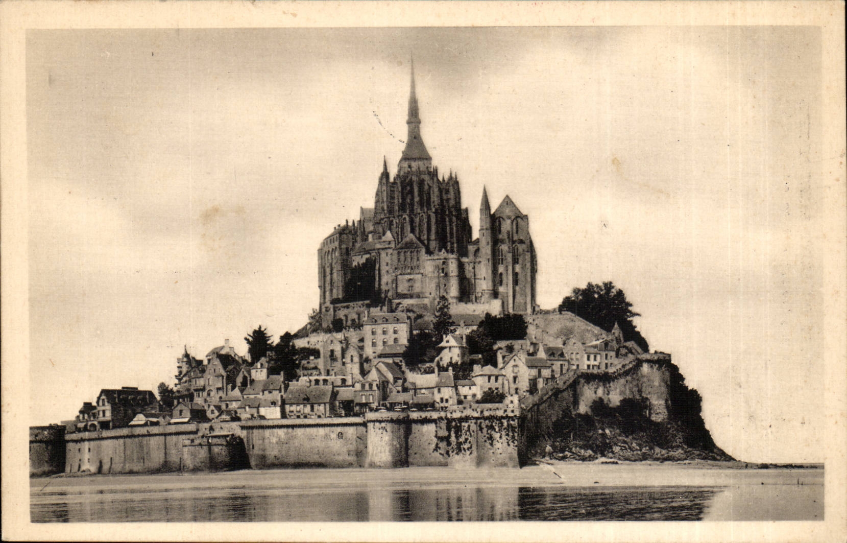 Mont Saint Michel CPA View Face Is