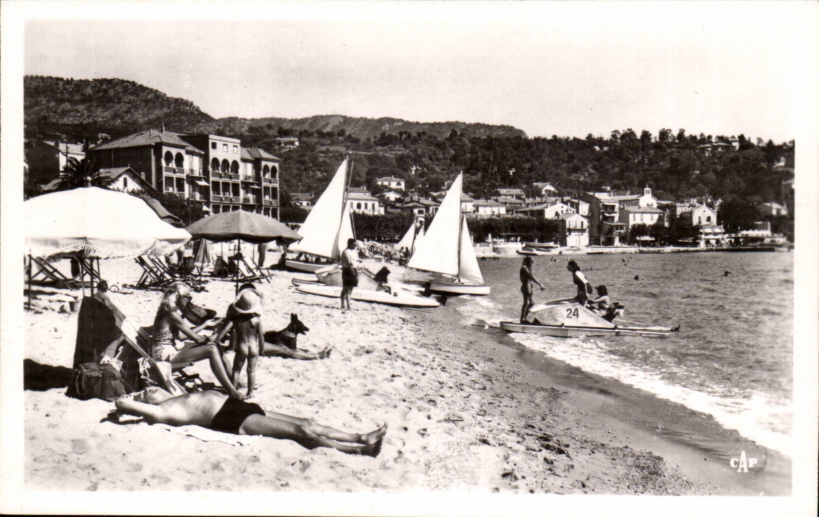 Lavandou CPA the beach