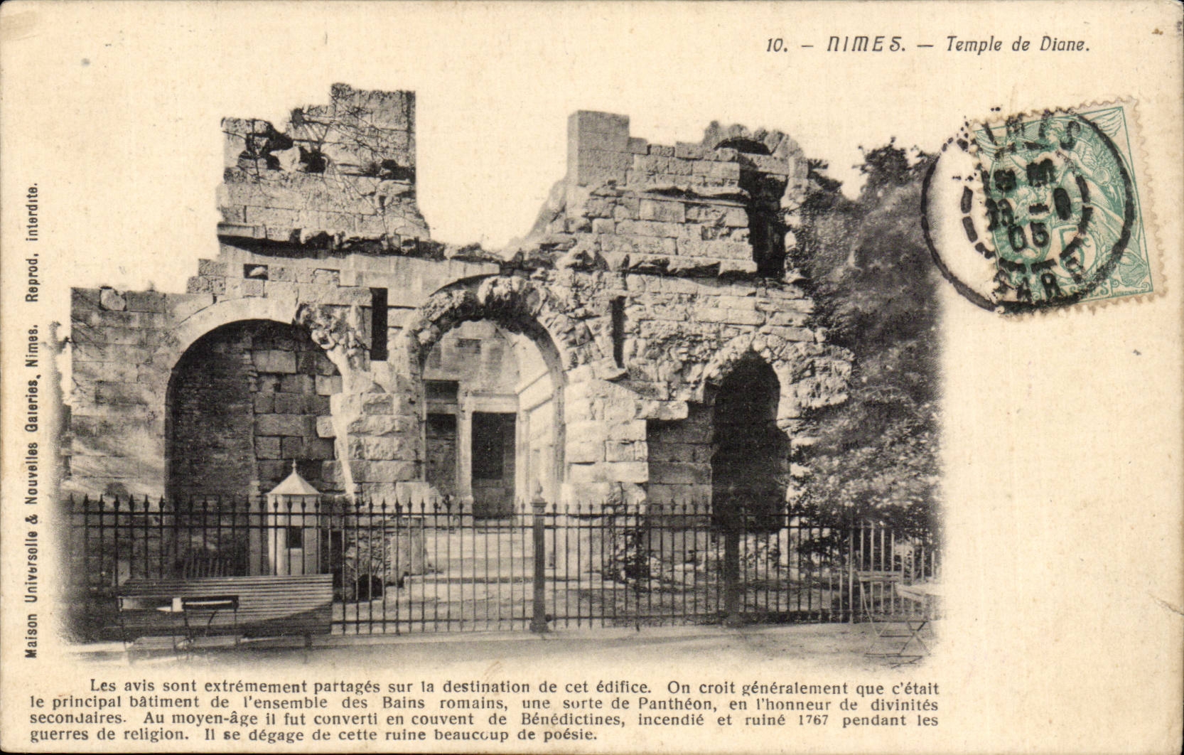 Tempel Nimes-CPA von Diane