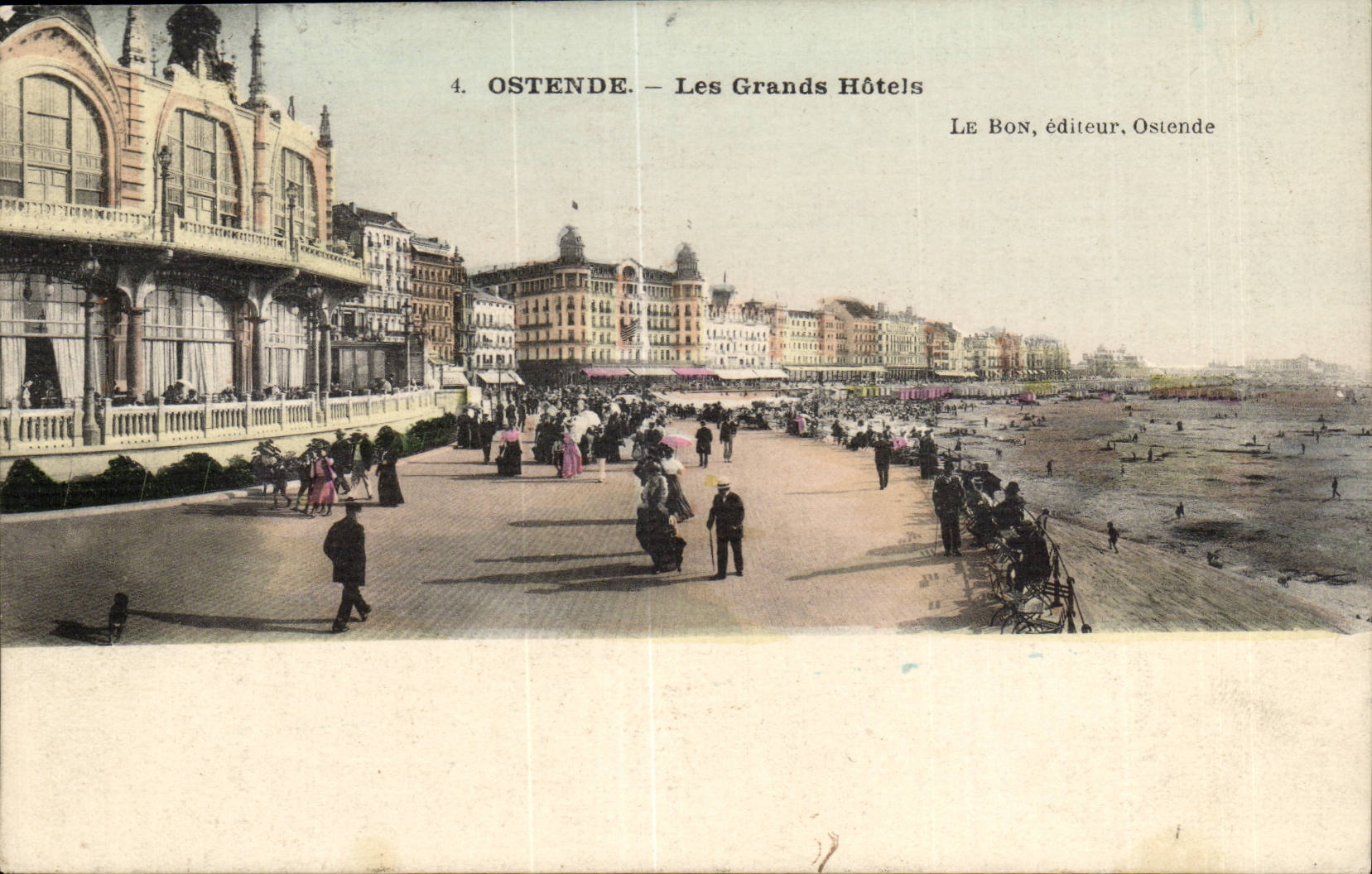 Belgie Belgium Ostend CPA large hotels
