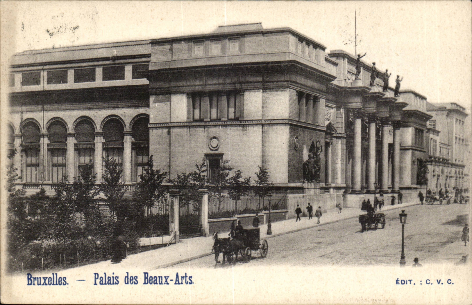 Belgie Belgium Brussels CPA Palate of Beautiful arts